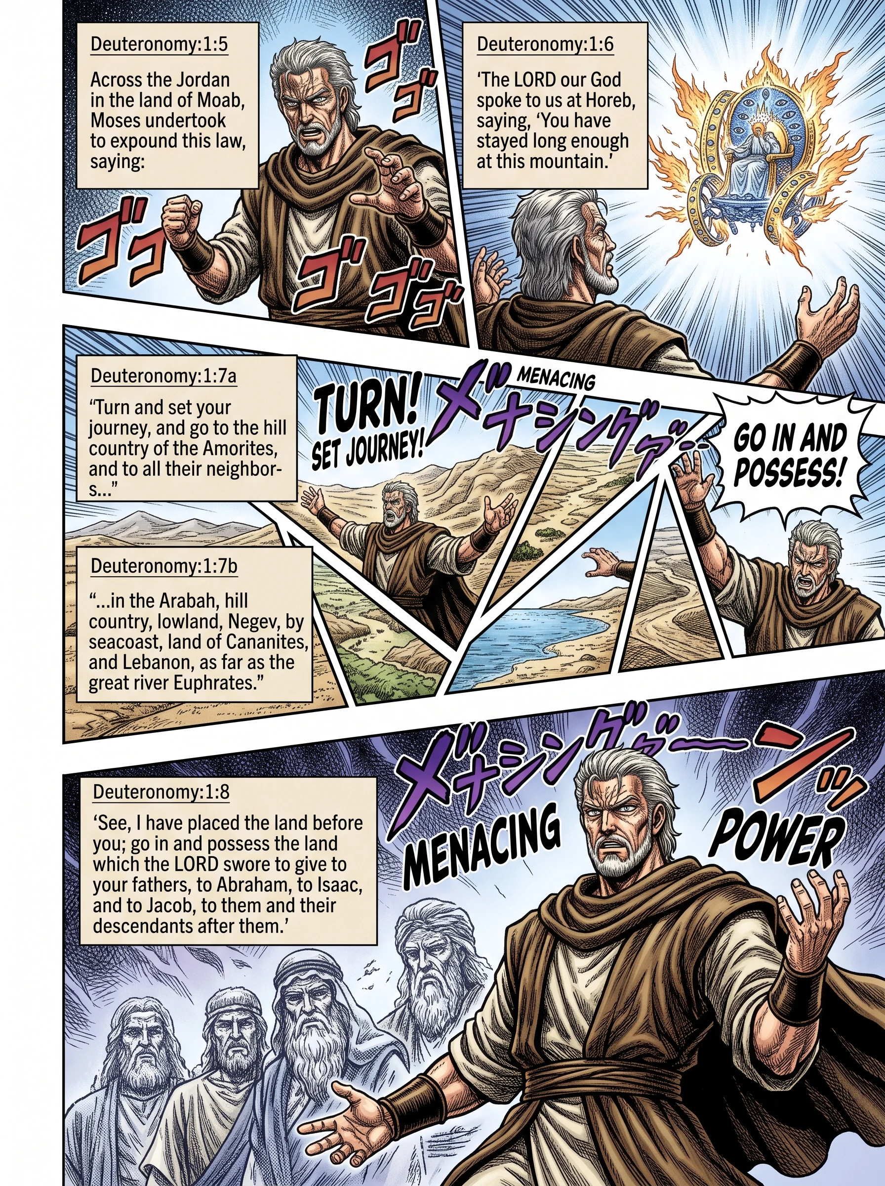 Deuteronomy 1 illustration: The Lord Commands Departure from Horeb