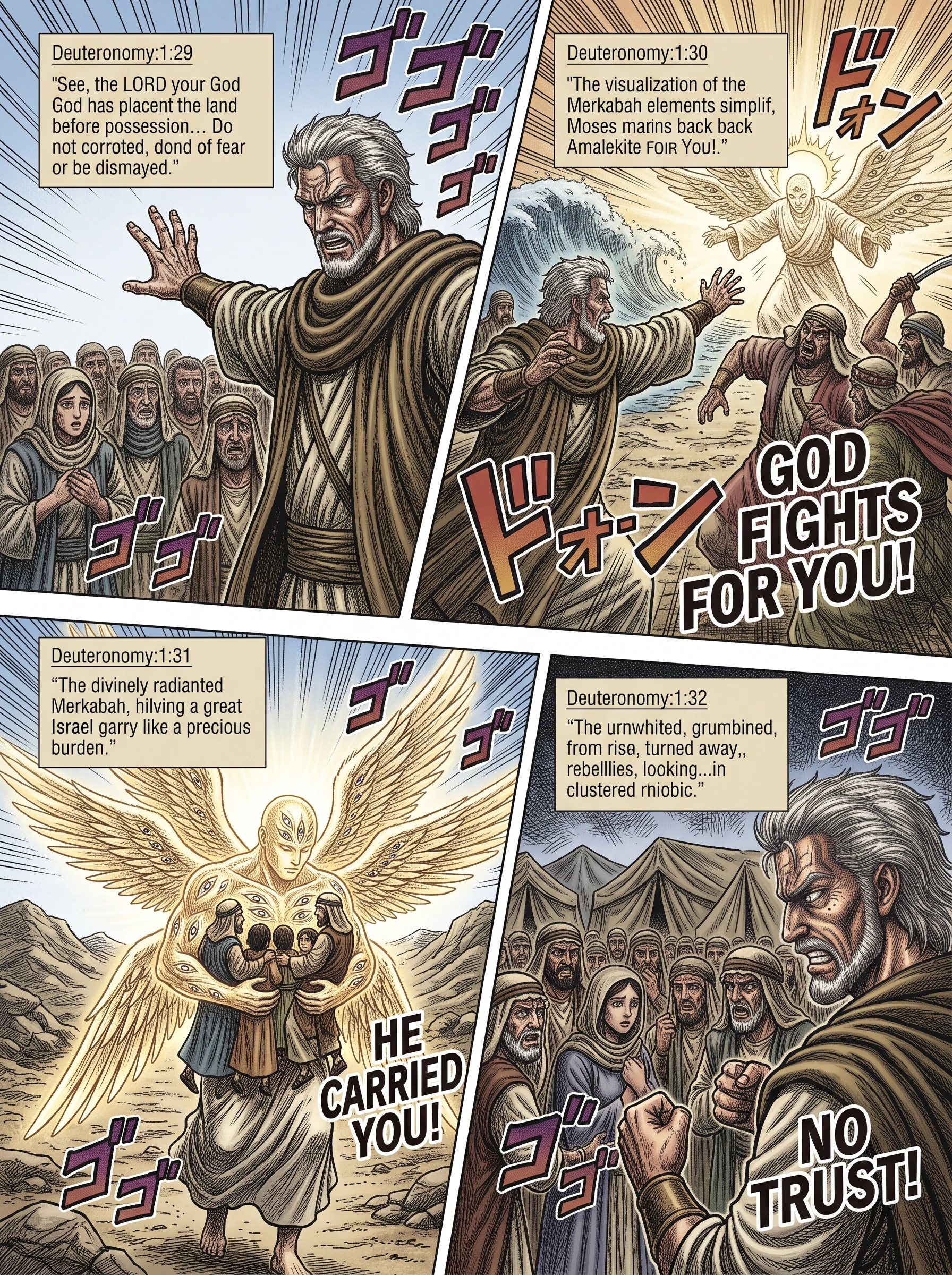 Deuteronomy 1 illustration: Moses Reminds Israel of Divine Care