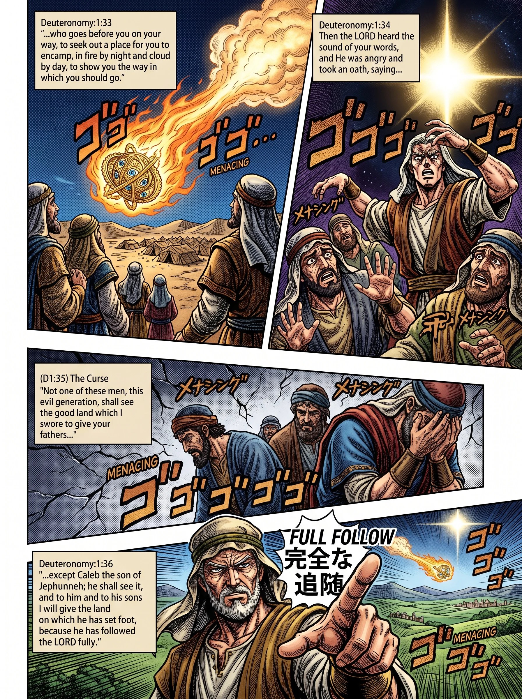Deuteronomy 1 illustration: The Lord Vows Judgment on Generation