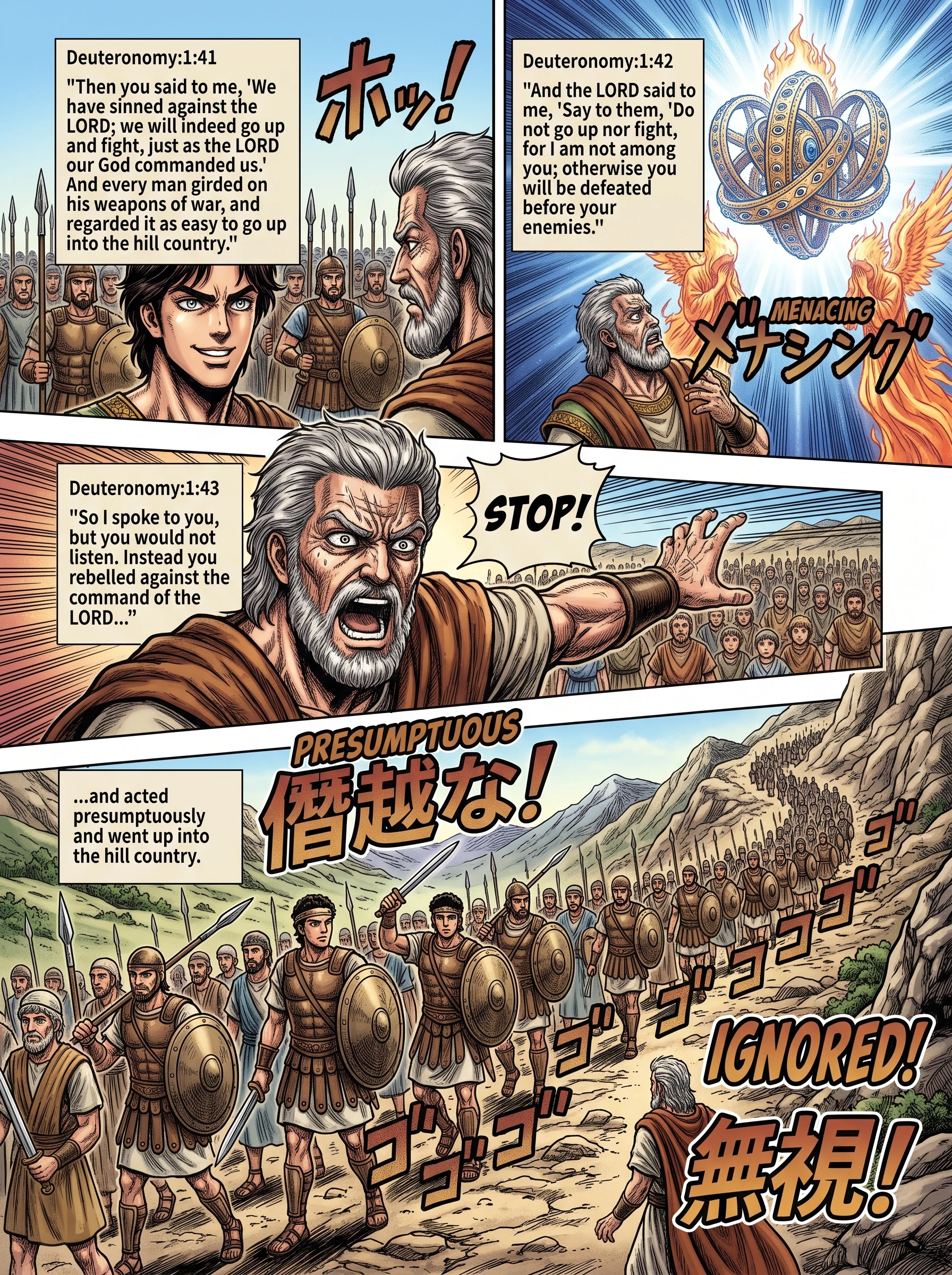 Deuteronomy 1 illustration: Presumptuous Invasion Against the Lord's Warning
