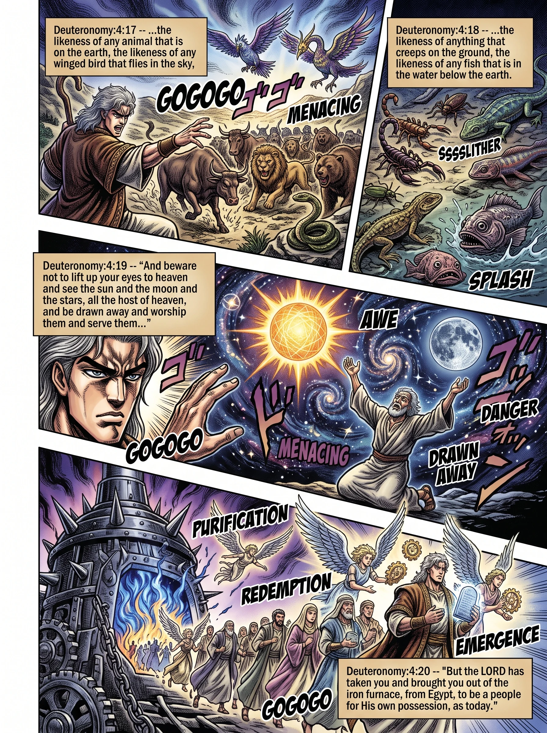 Deuteronomy 4 illustration: Warning Against Worshipping Created Heavenly Bodies