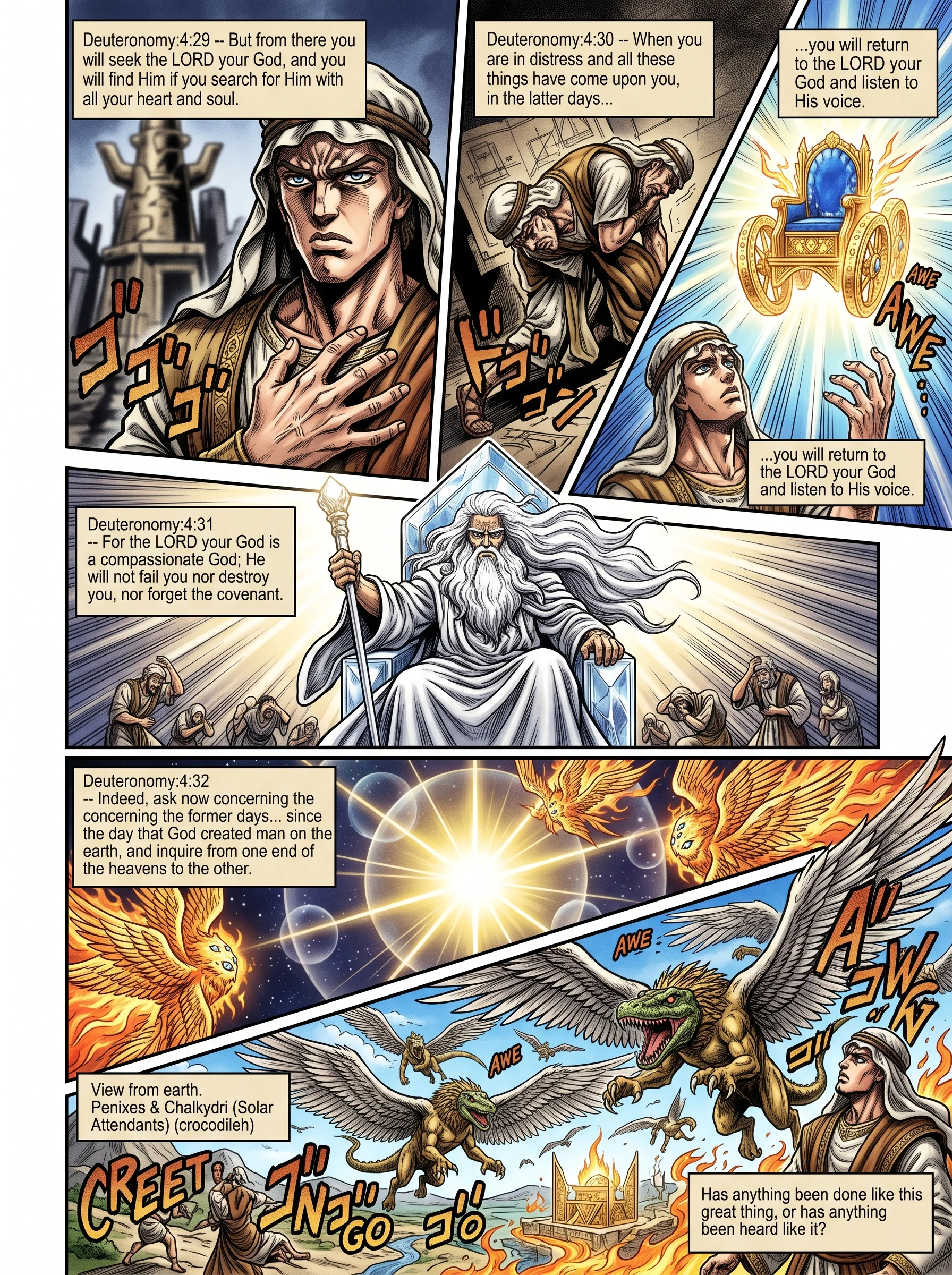 Deuteronomy 4 illustration: Promise of Return to Compassionate God
