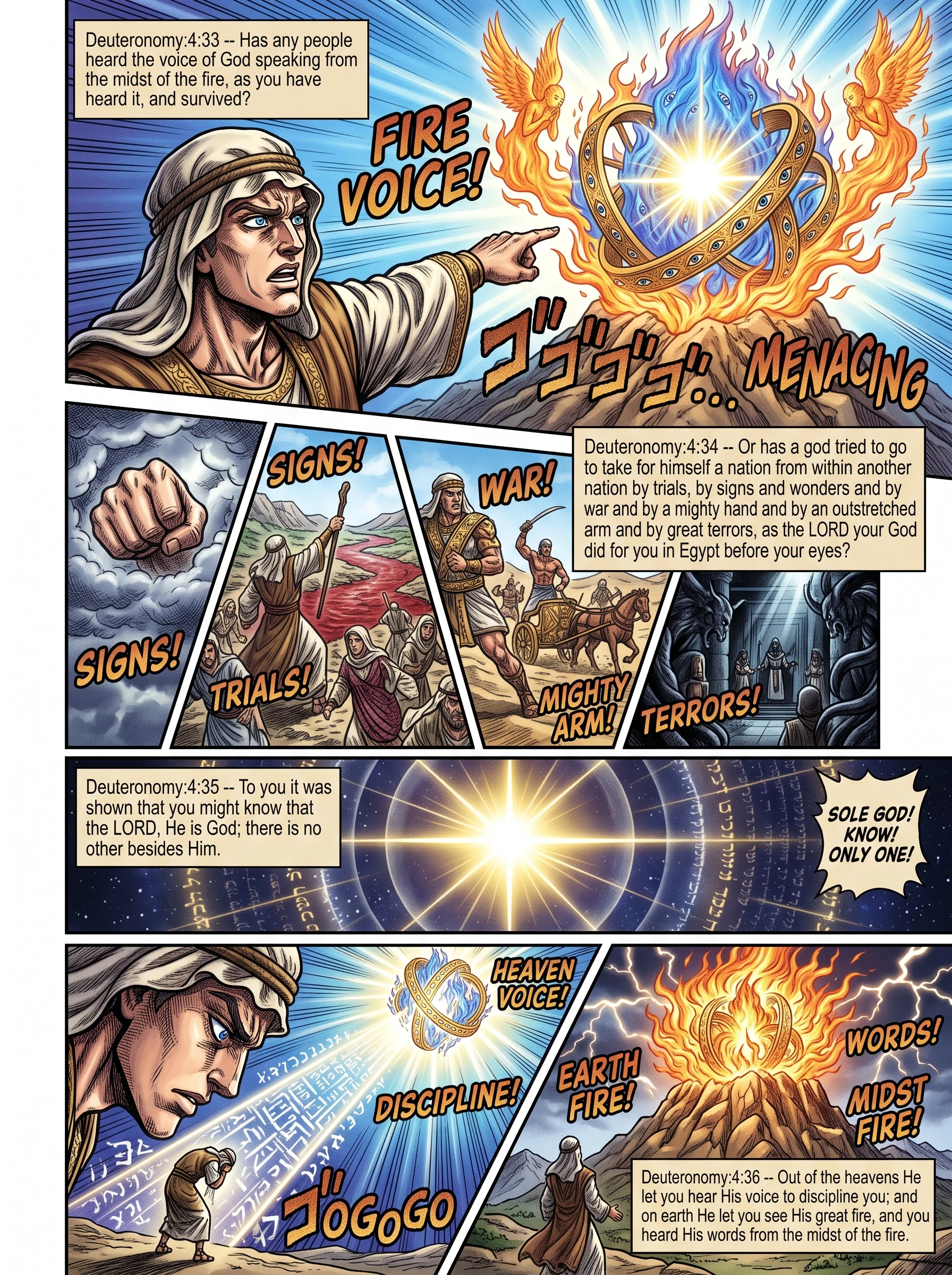 Deuteronomy 4 illustration: Uniqueness of God's Powerful Deliverance Acts