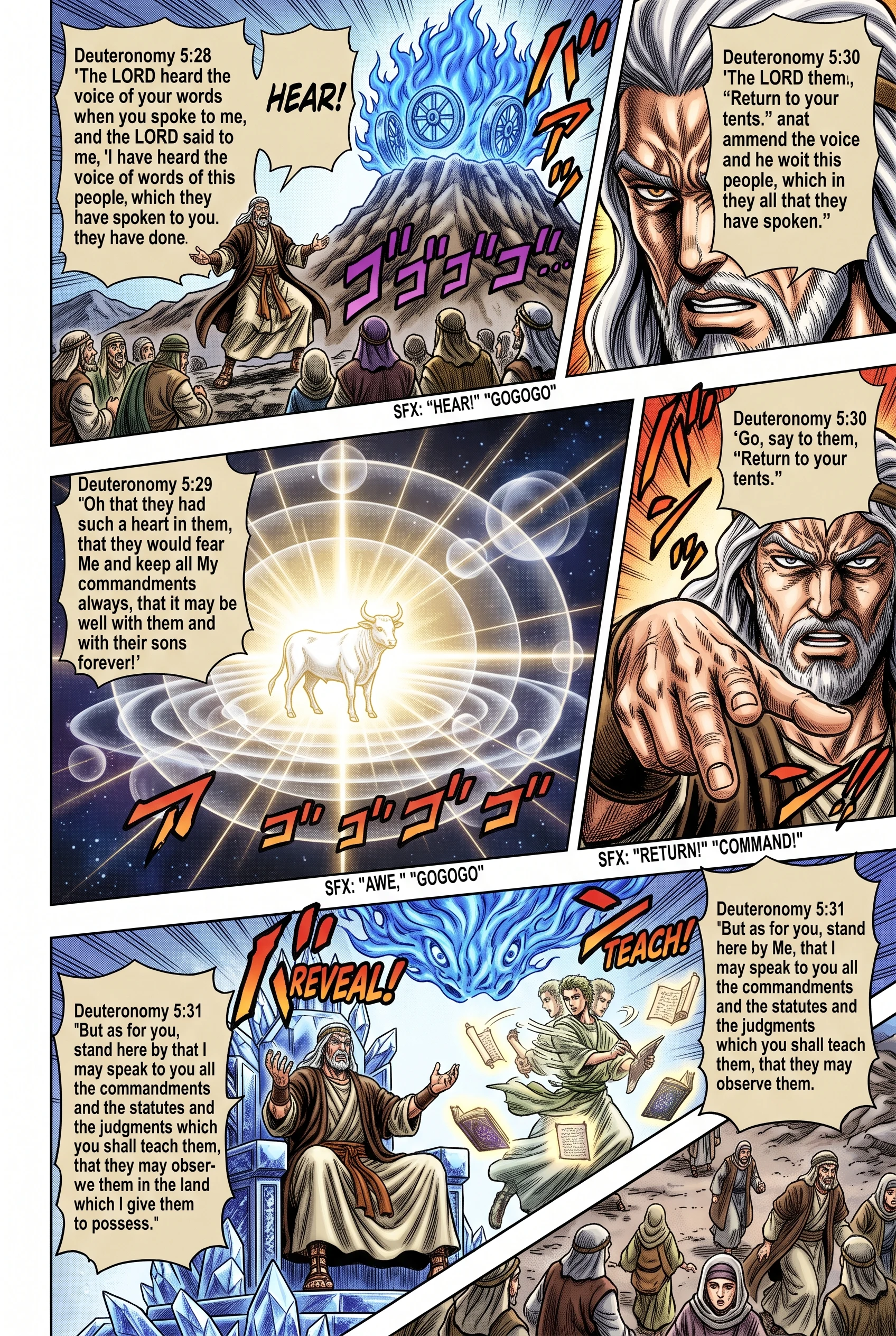 Deuteronomy 5 illustration: The Lord Commends the People's Request