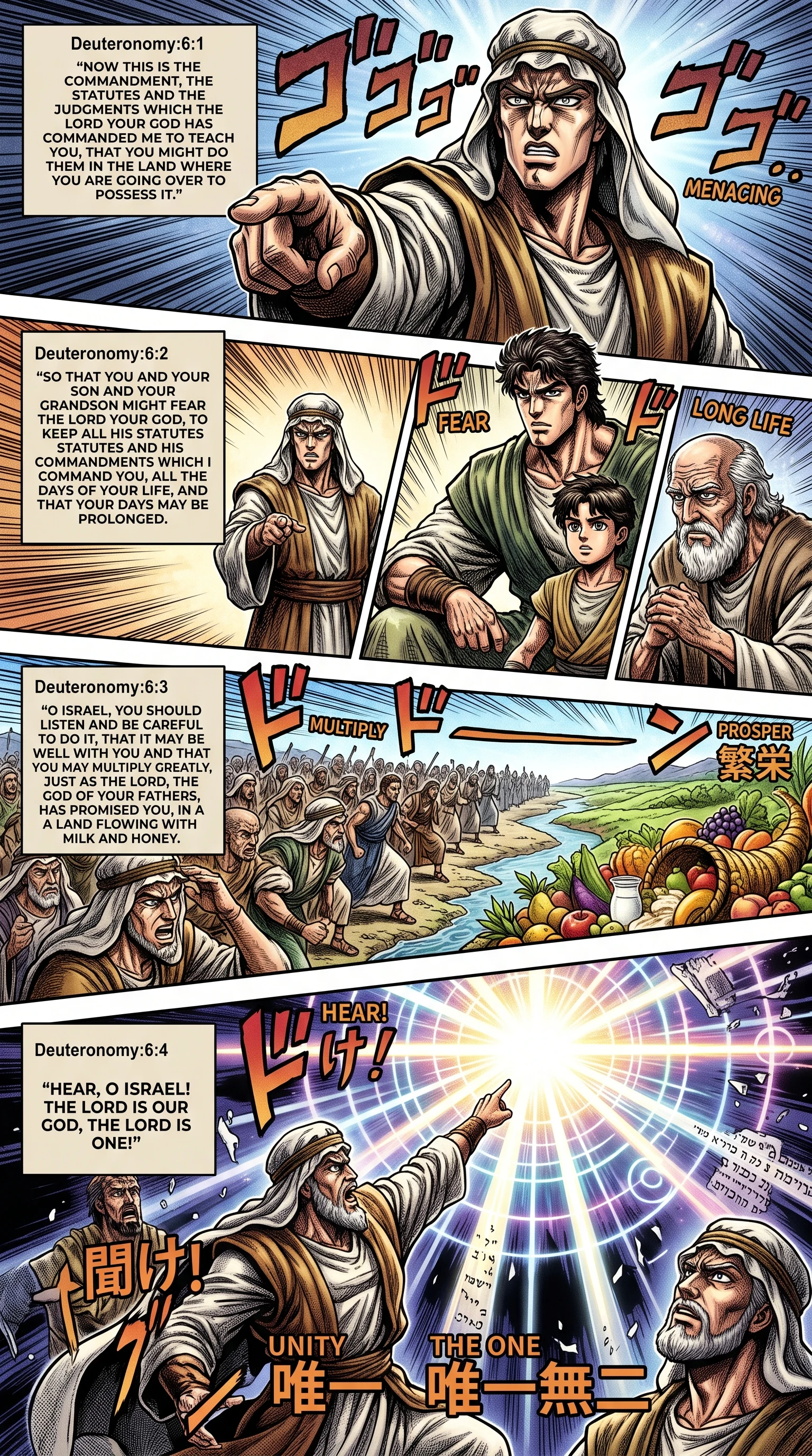 Deuteronomy 6 illustration: The Lord Our God Is One