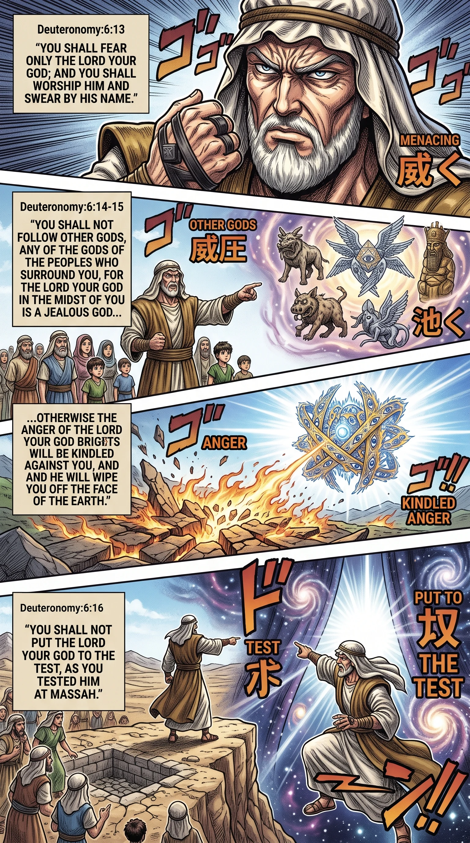 Deuteronomy 6 illustration: Exhortation to Worship Only the Lord