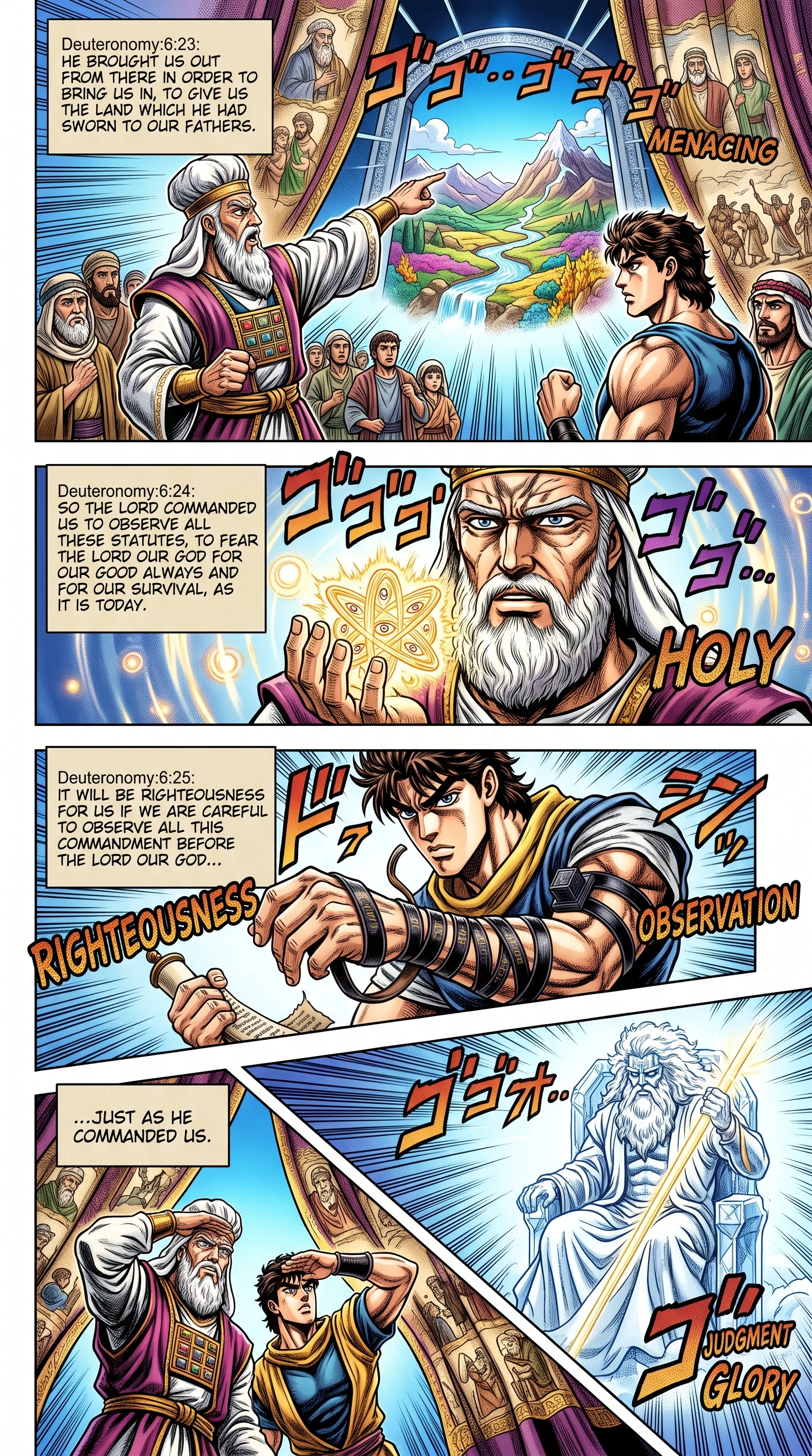 Deuteronomy 6 illustration: Righteousness Through Obeying the Lord's Commands