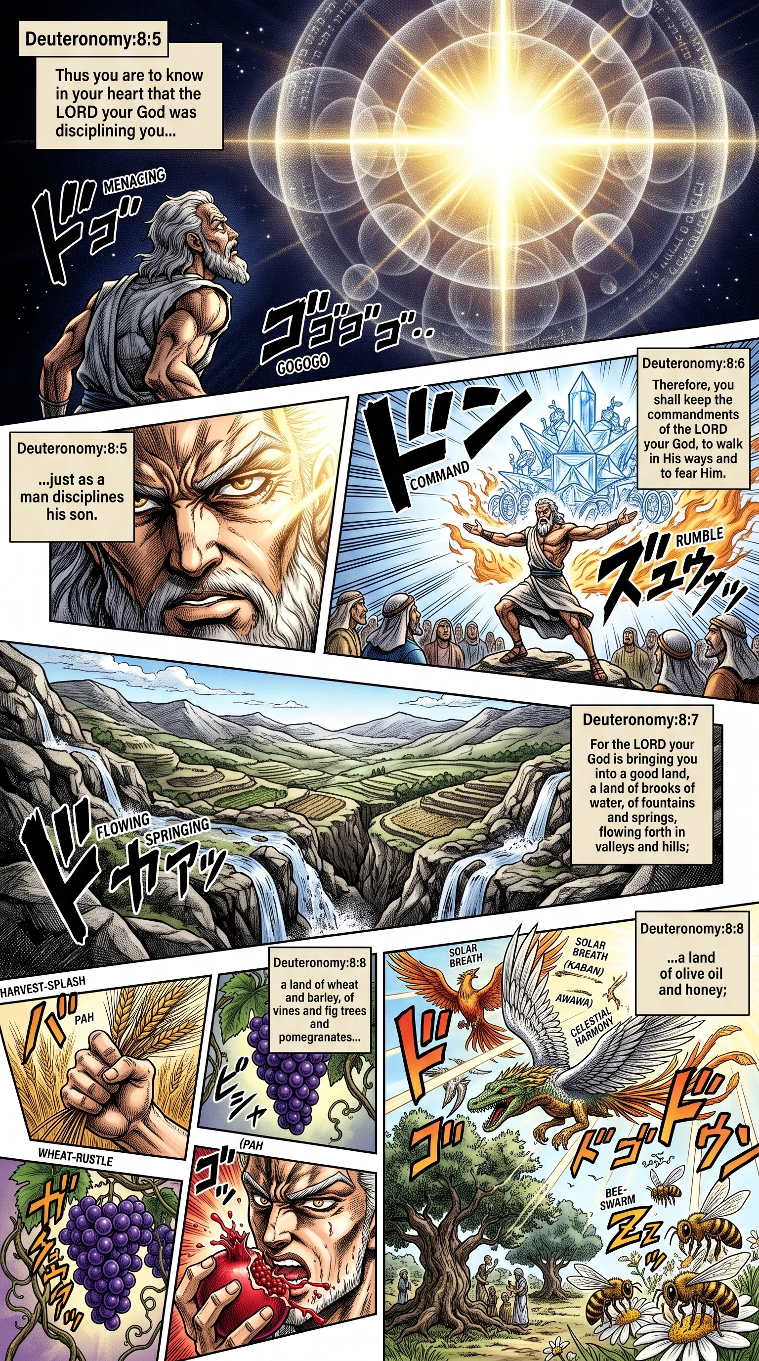 Deuteronomy 8 illustration: The Richness of the Promised Land