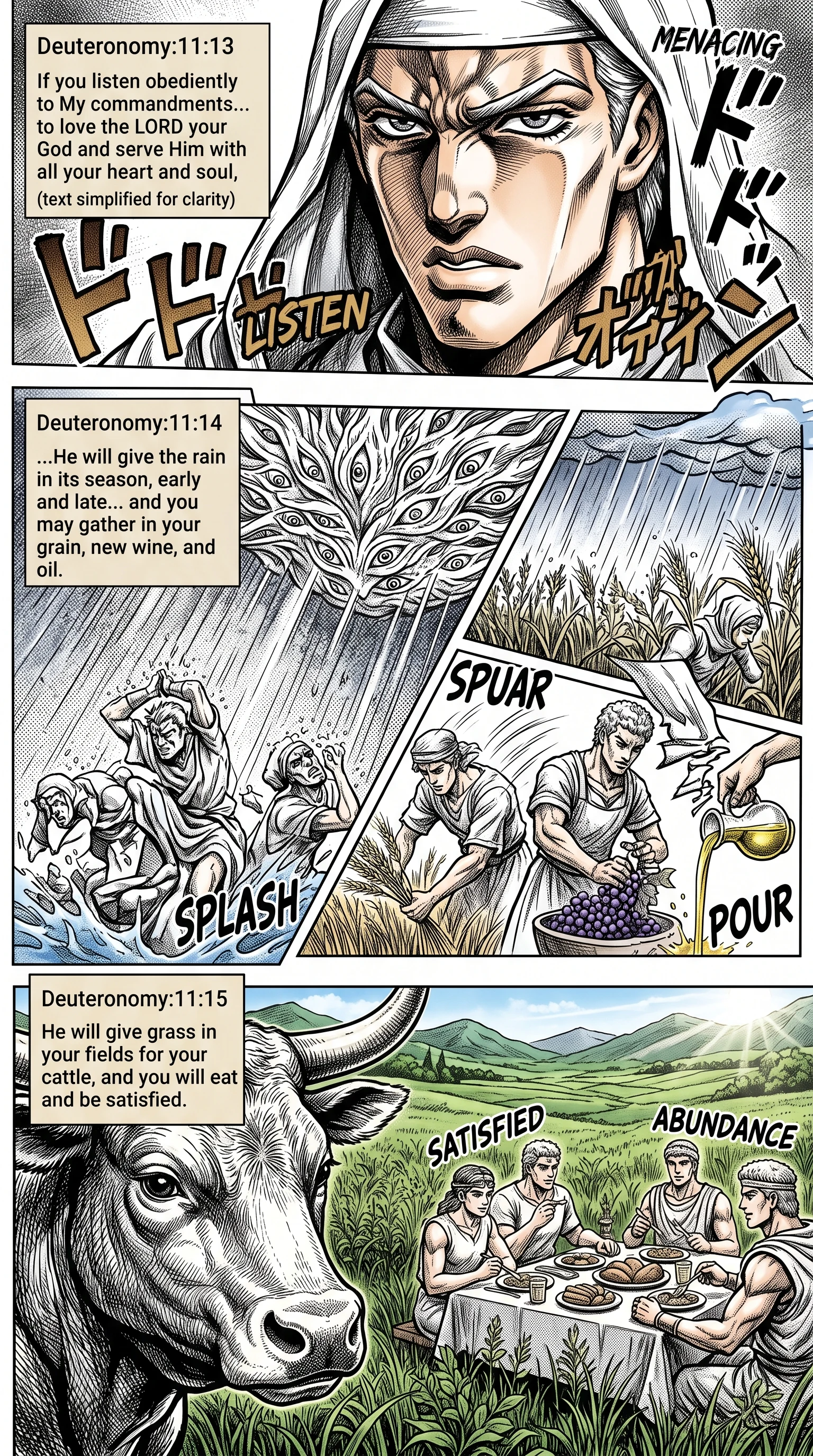 Deuteronomy 11 illustration: Promise of Seasonal Rain for Obedience