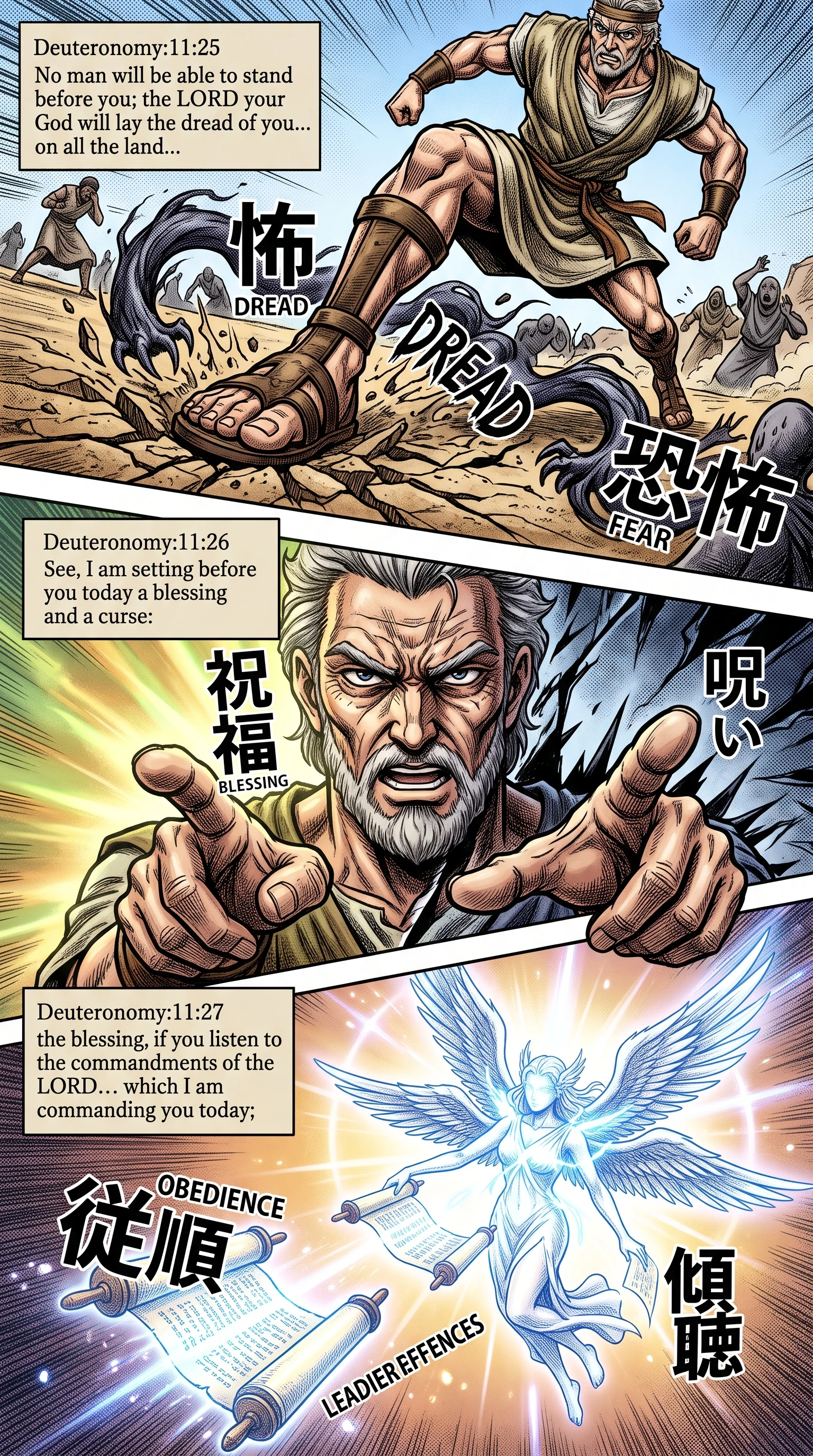 Deuteronomy 11 illustration: Blessing Set Before Israel for Obedience