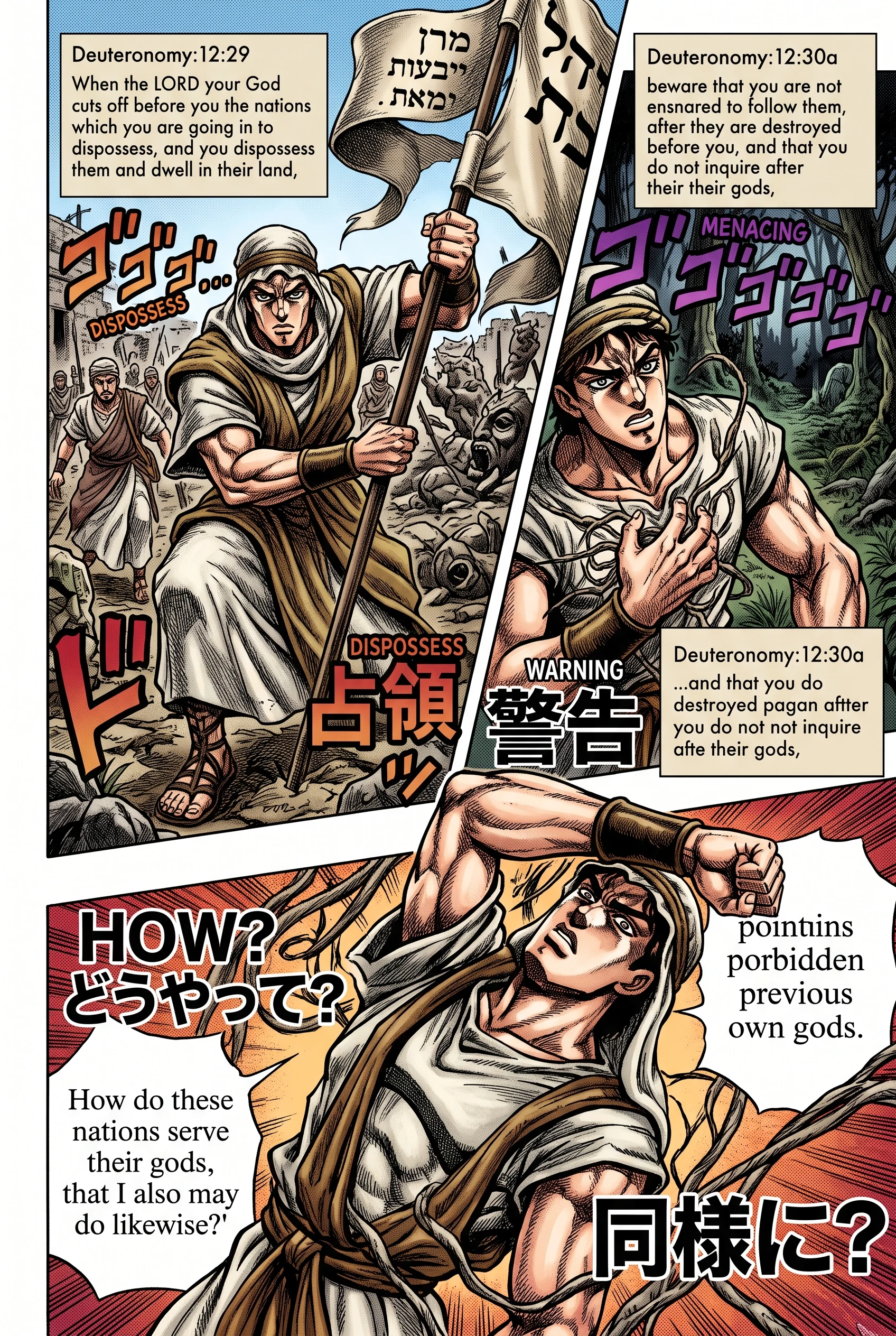 Deuteronomy 12 illustration: Warning Against Inquiring After Pagan Gods