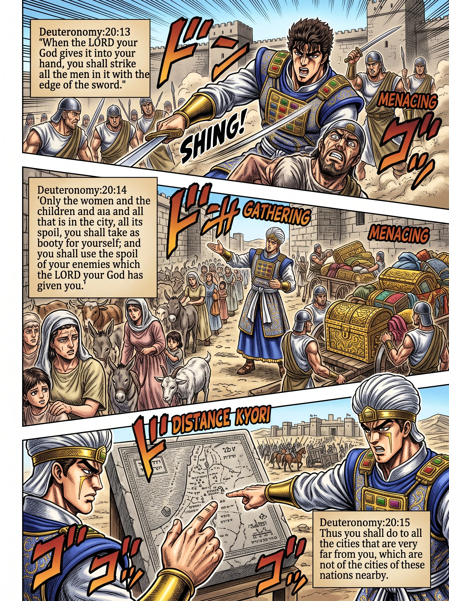 Deuteronomy 20 illustration: Treatment of Captured Distant Enemy Cities