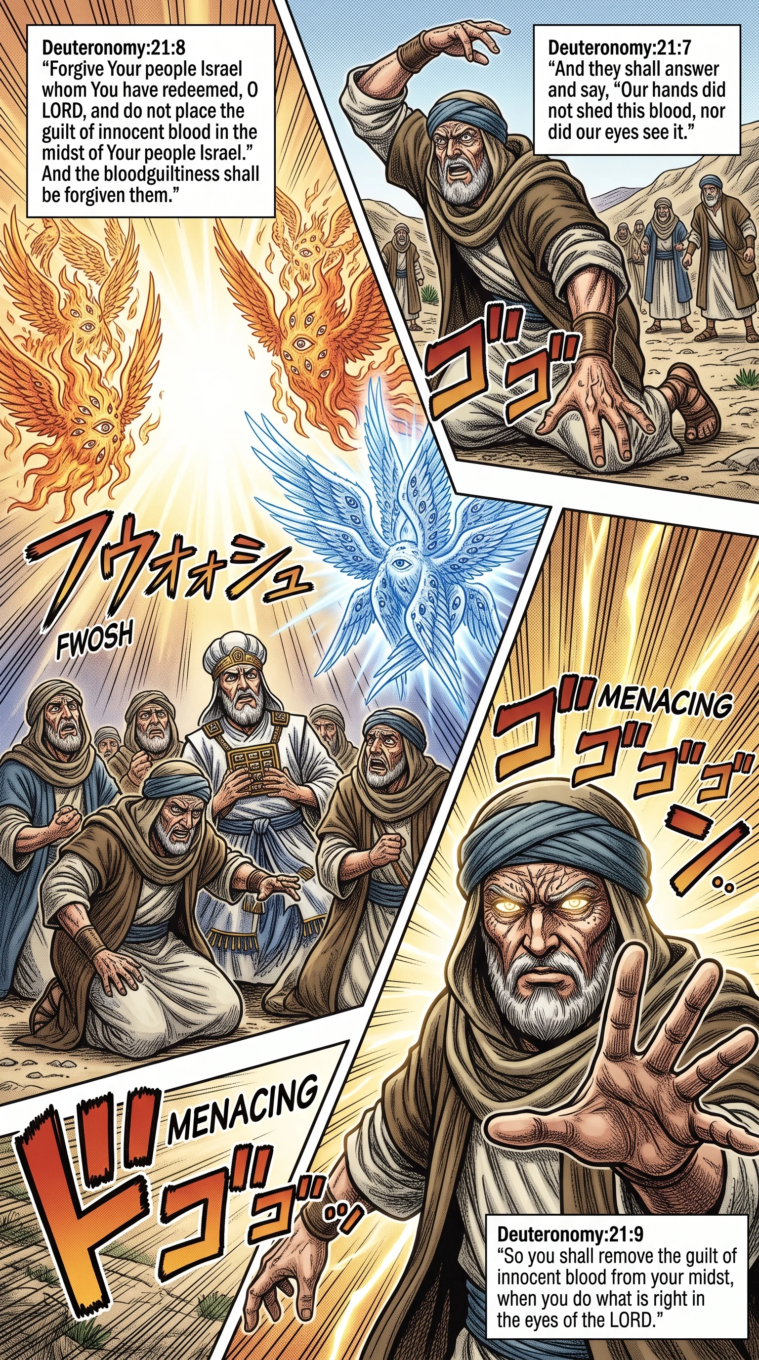Deuteronomy 21 illustration: Prayer for Removing Guilt of Innocent Blood
