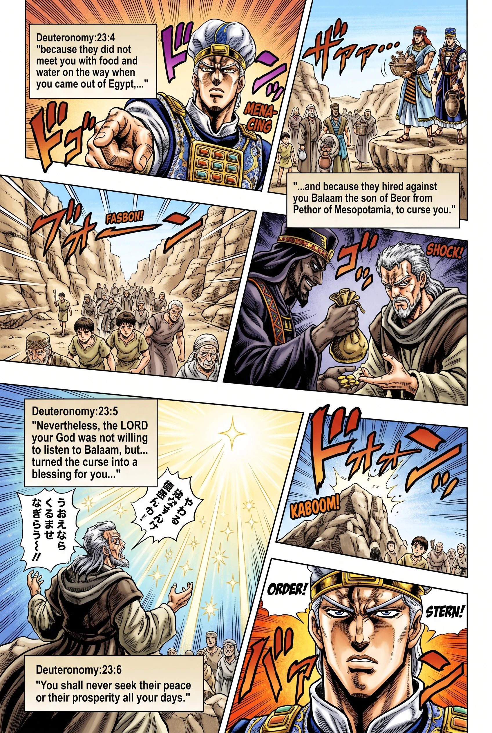 Deuteronomy 23 illustration: Moabite Hostility and Balaam's Turned Curse