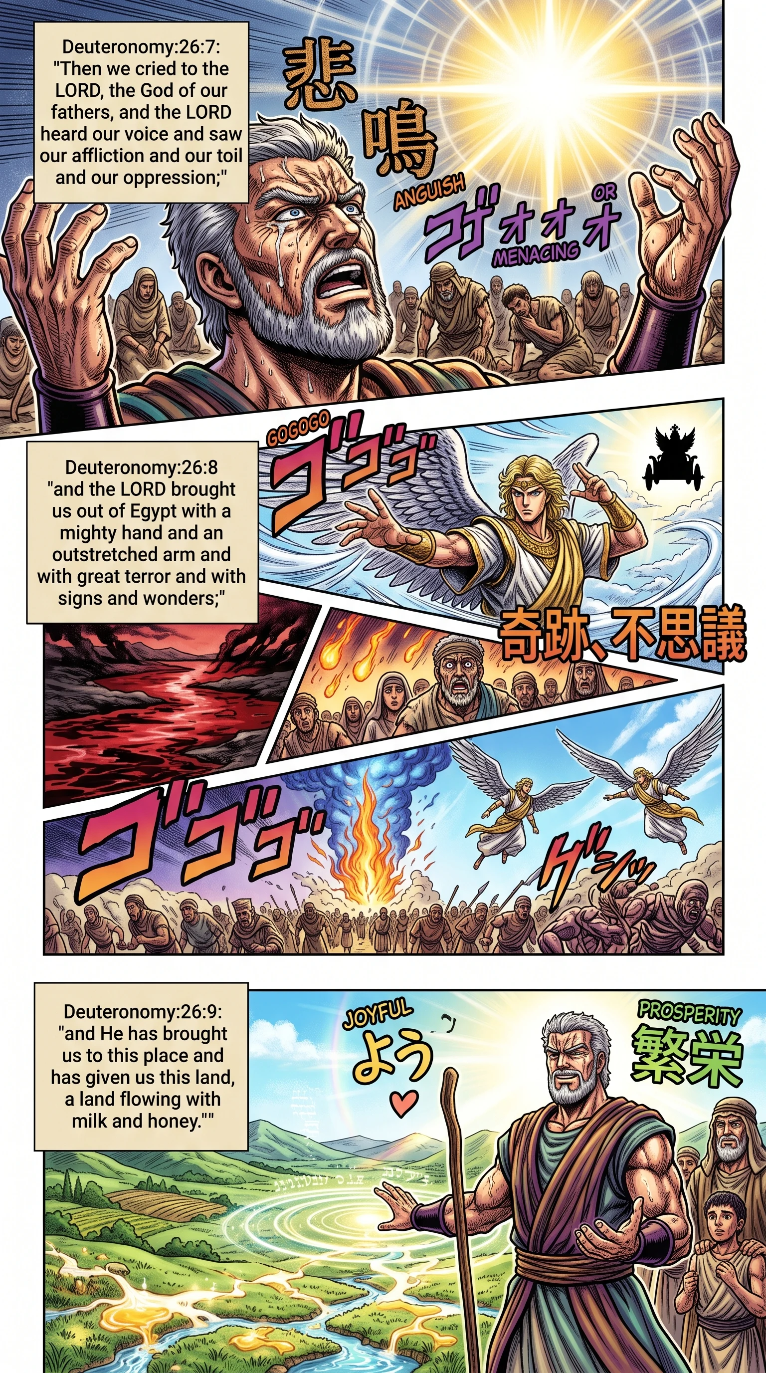 Deuteronomy 26 illustration: Deliverance from Egyptian Bondage and Affliction