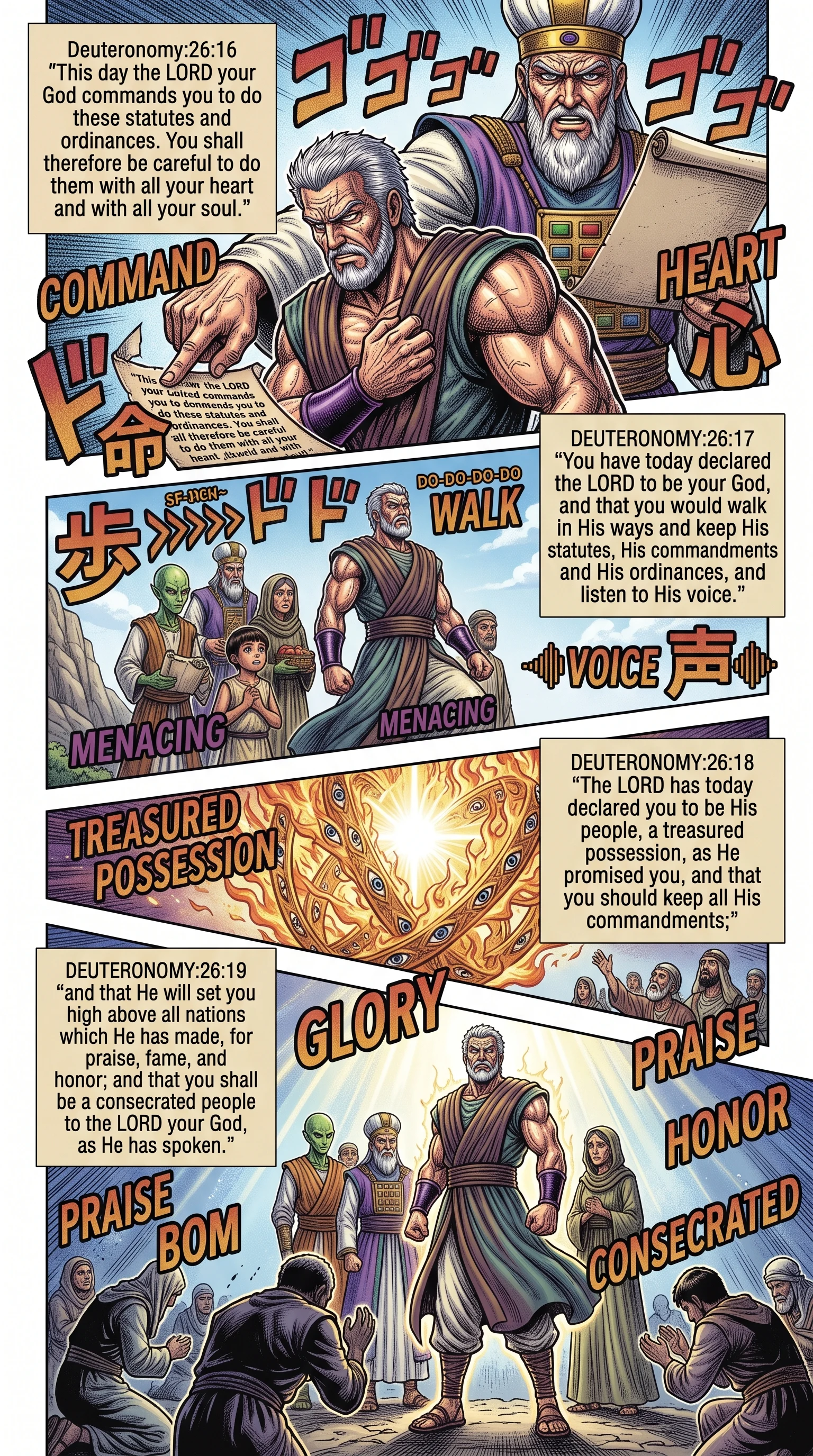 Deuteronomy 26 illustration: Mutual Covenant as God's Treasured Possession