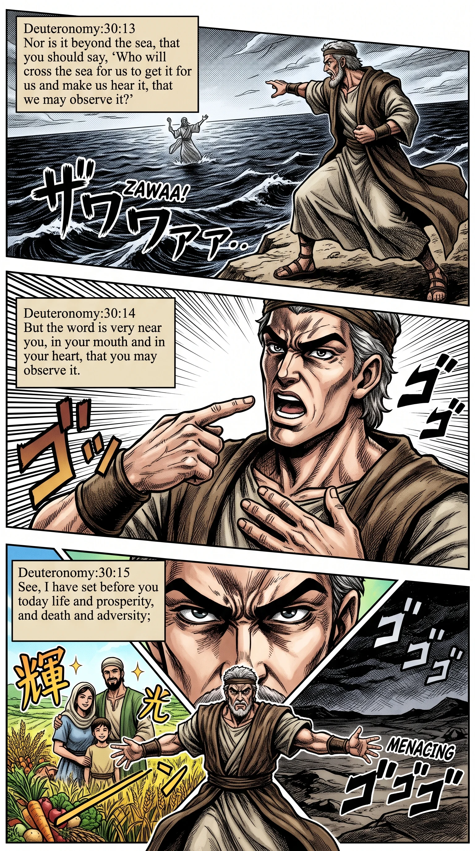 Deuteronomy 30 illustration: The Word Is Near in Your Heart
