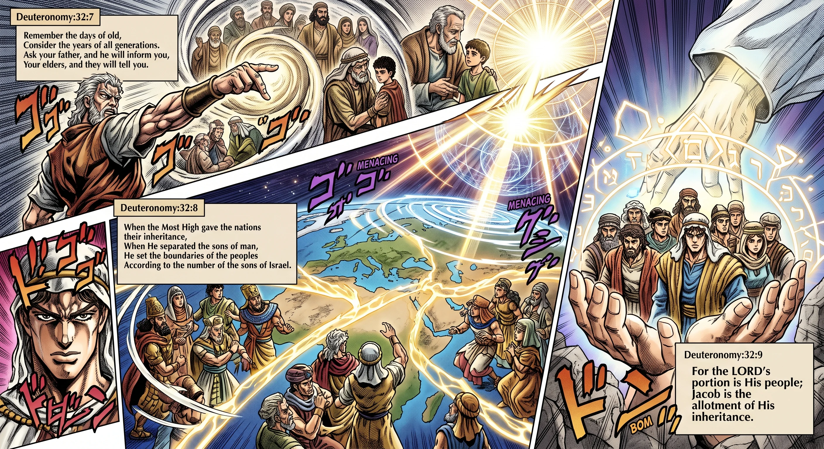 Deuteronomy 32 illustration: Remembering the Past and God's Chosen Portion