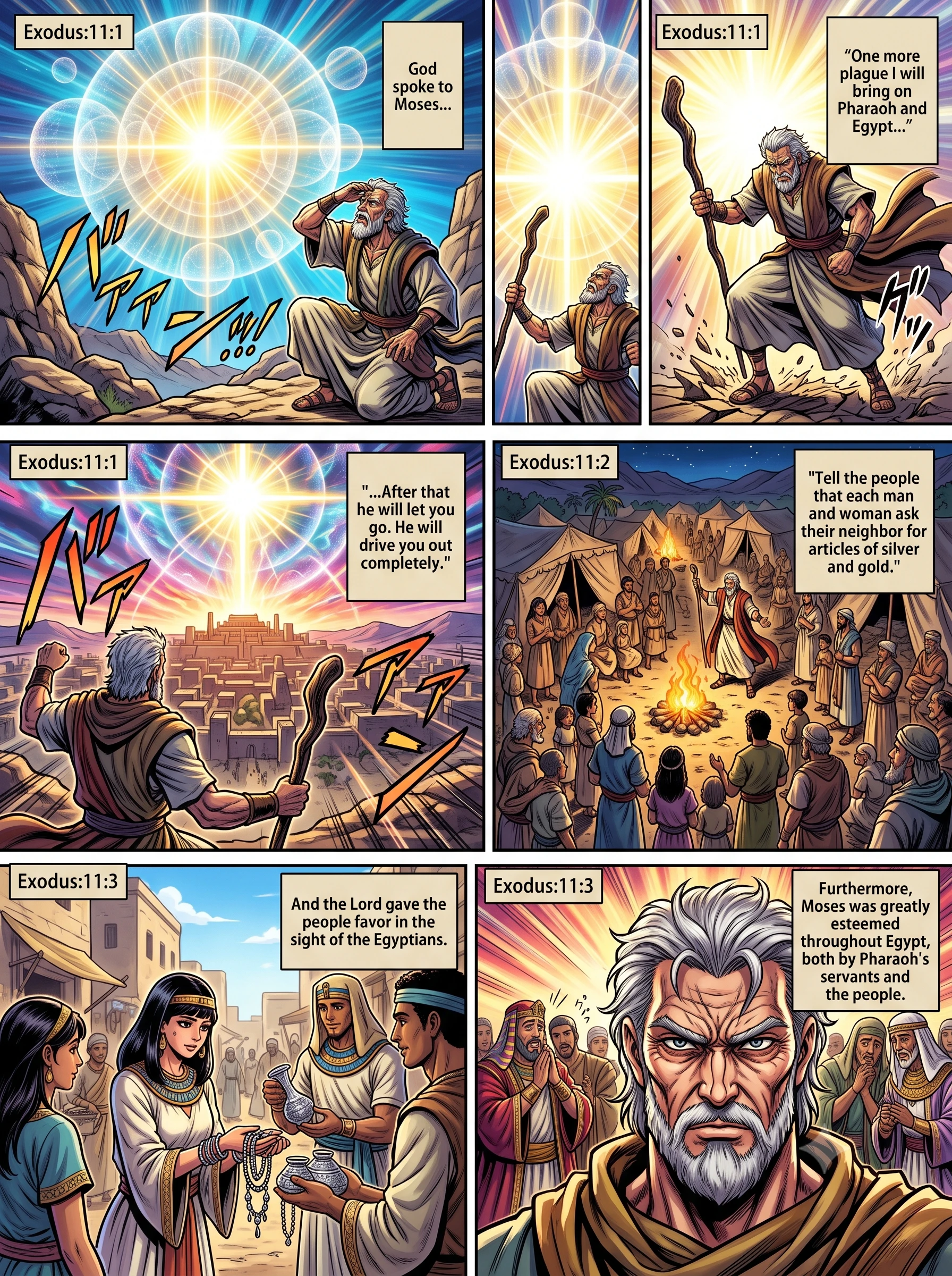 Exodus 11 illustration: Israel to Ask Egypt for Riches