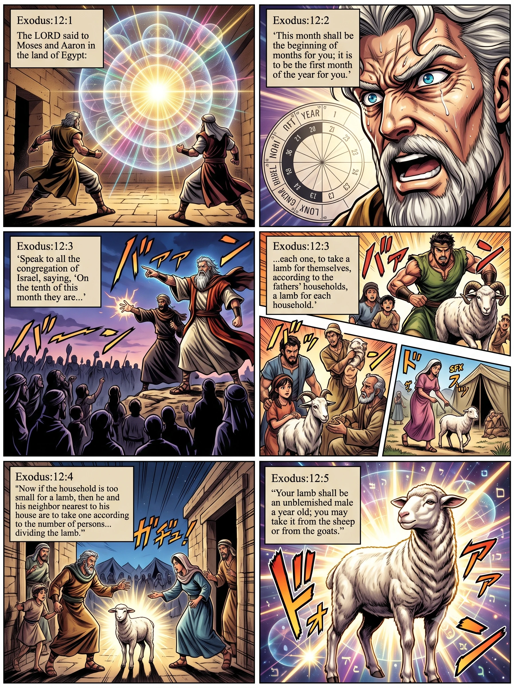 Exodus 12 illustration: The New Month Is Instituted