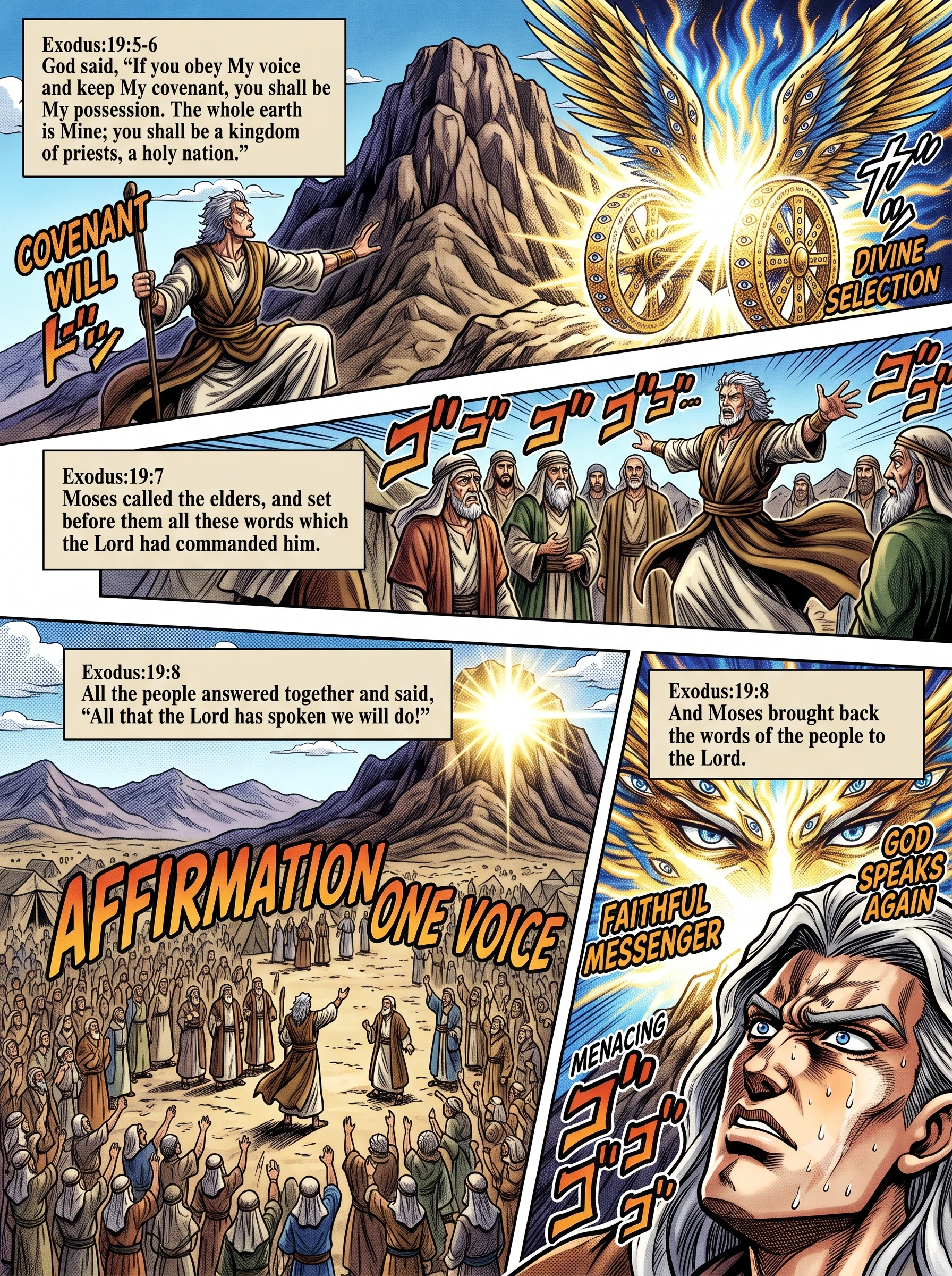 Exodus 19 illustration: The Lord's Covenant Offer to Israel