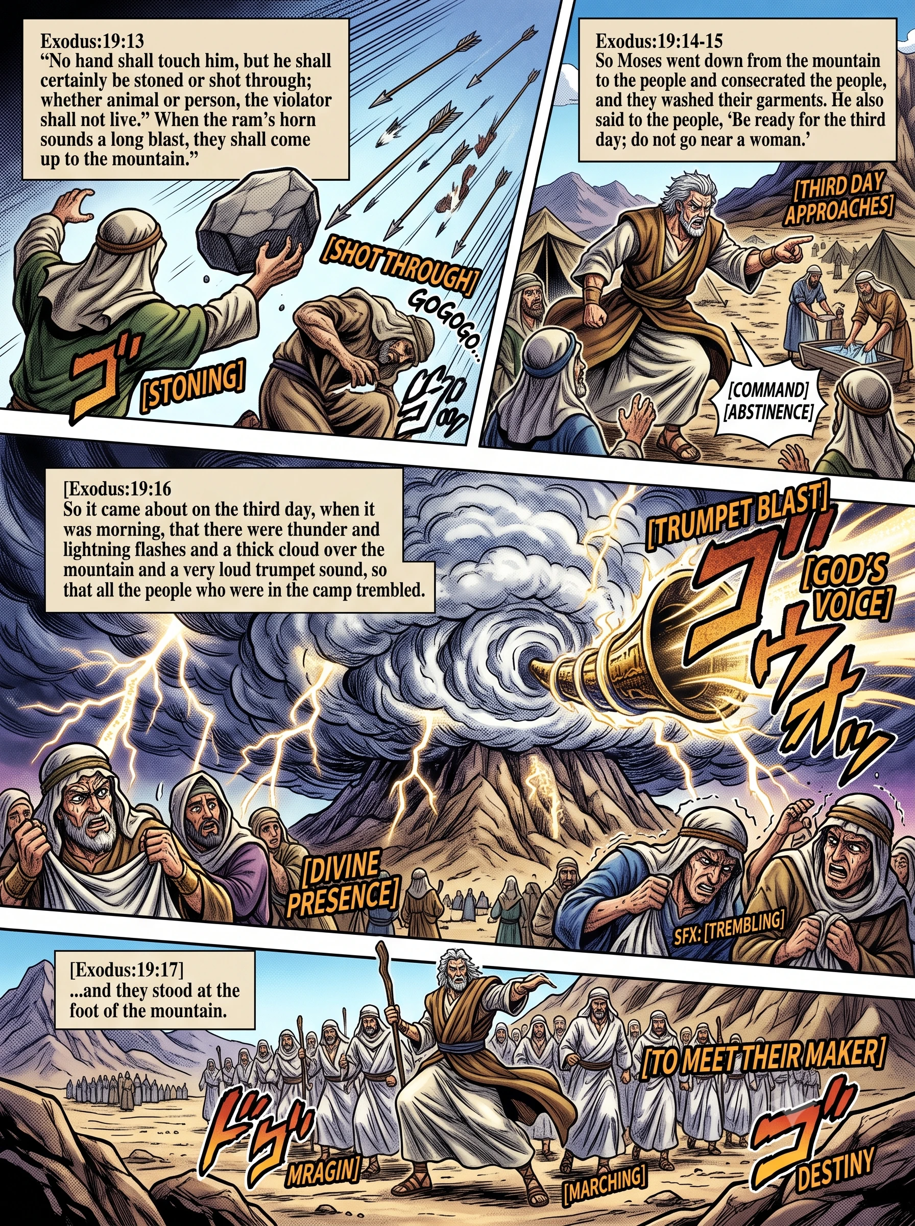 Exodus 19 illustration: Consecration and Preparation for the Lord