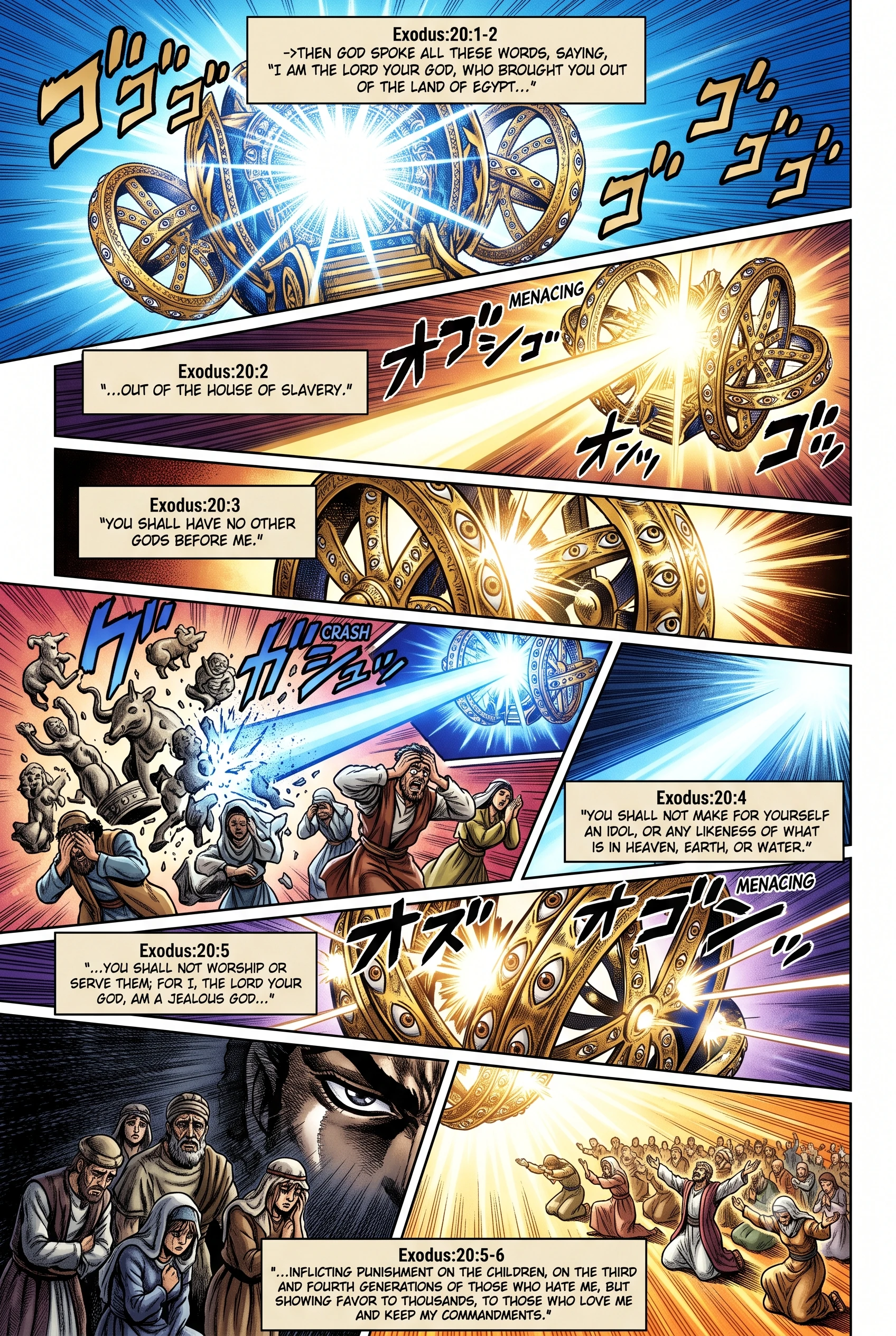 Exodus 20 illustration: No Other Gods Before the Lord