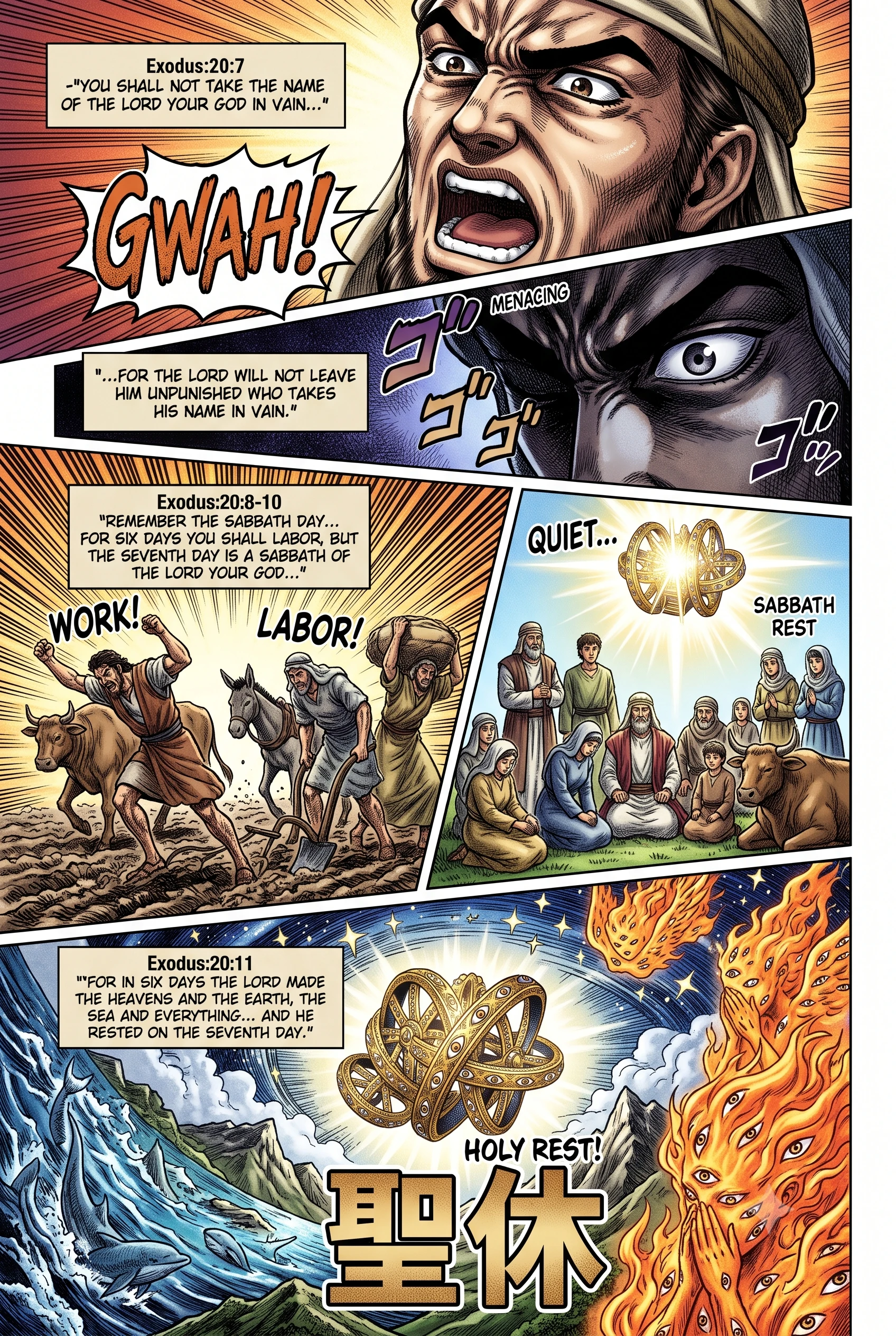 Exodus 20 illustration: Do Not Misuse God's Name
