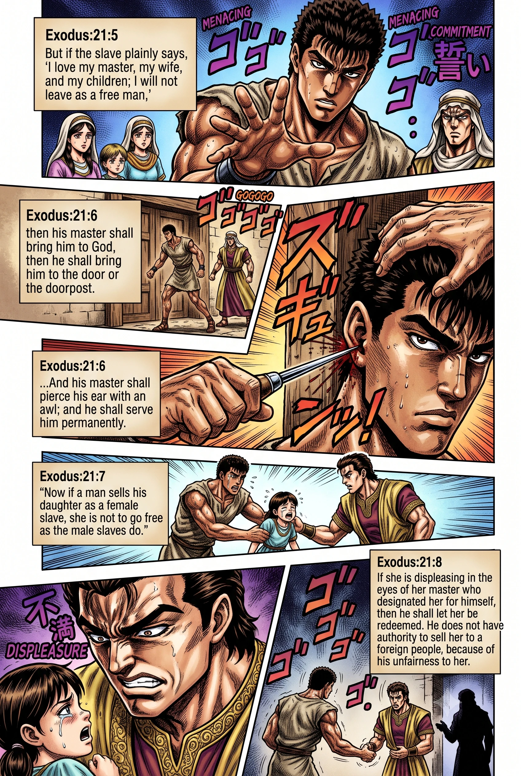 Exodus 21 illustration: Release of a Hebrew Manservant