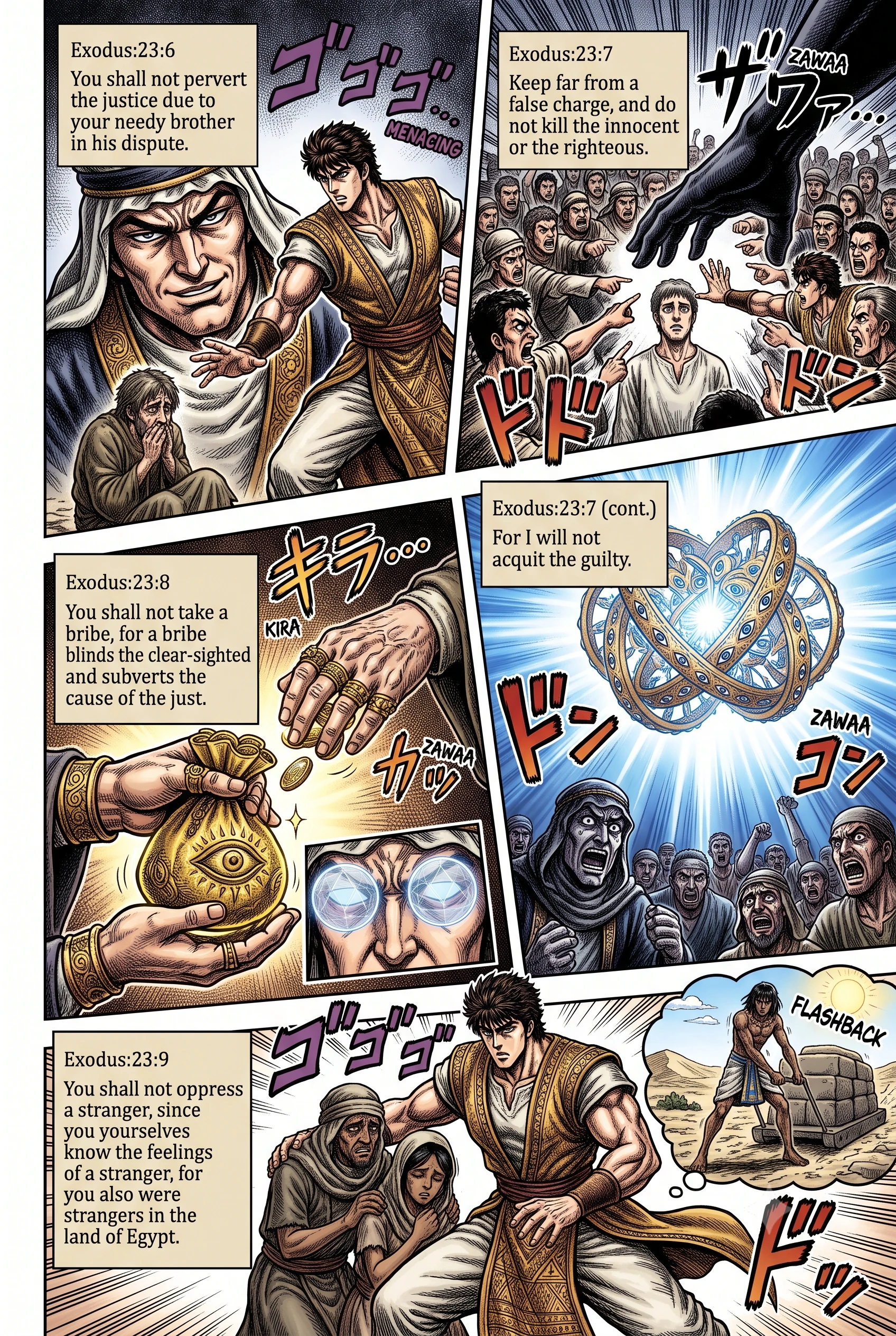 Exodus 23 illustration: Kindness to an Enemy's Animal