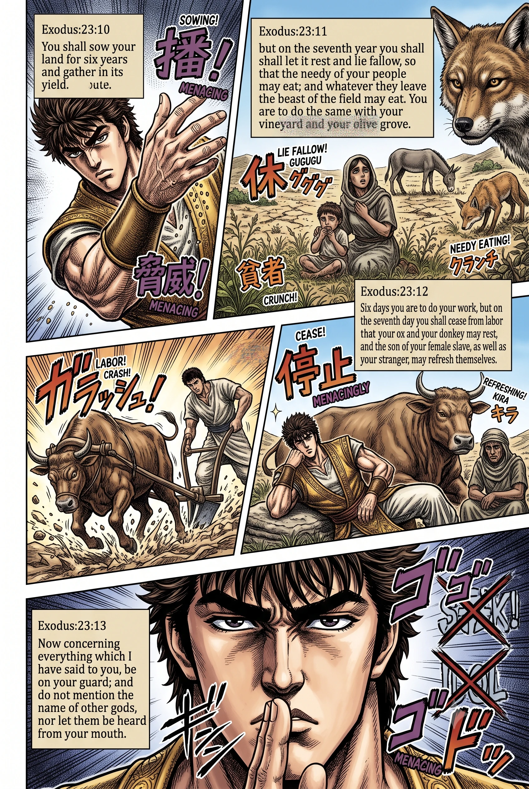 Exodus 23 illustration: Justice for the Needy and the Stranger