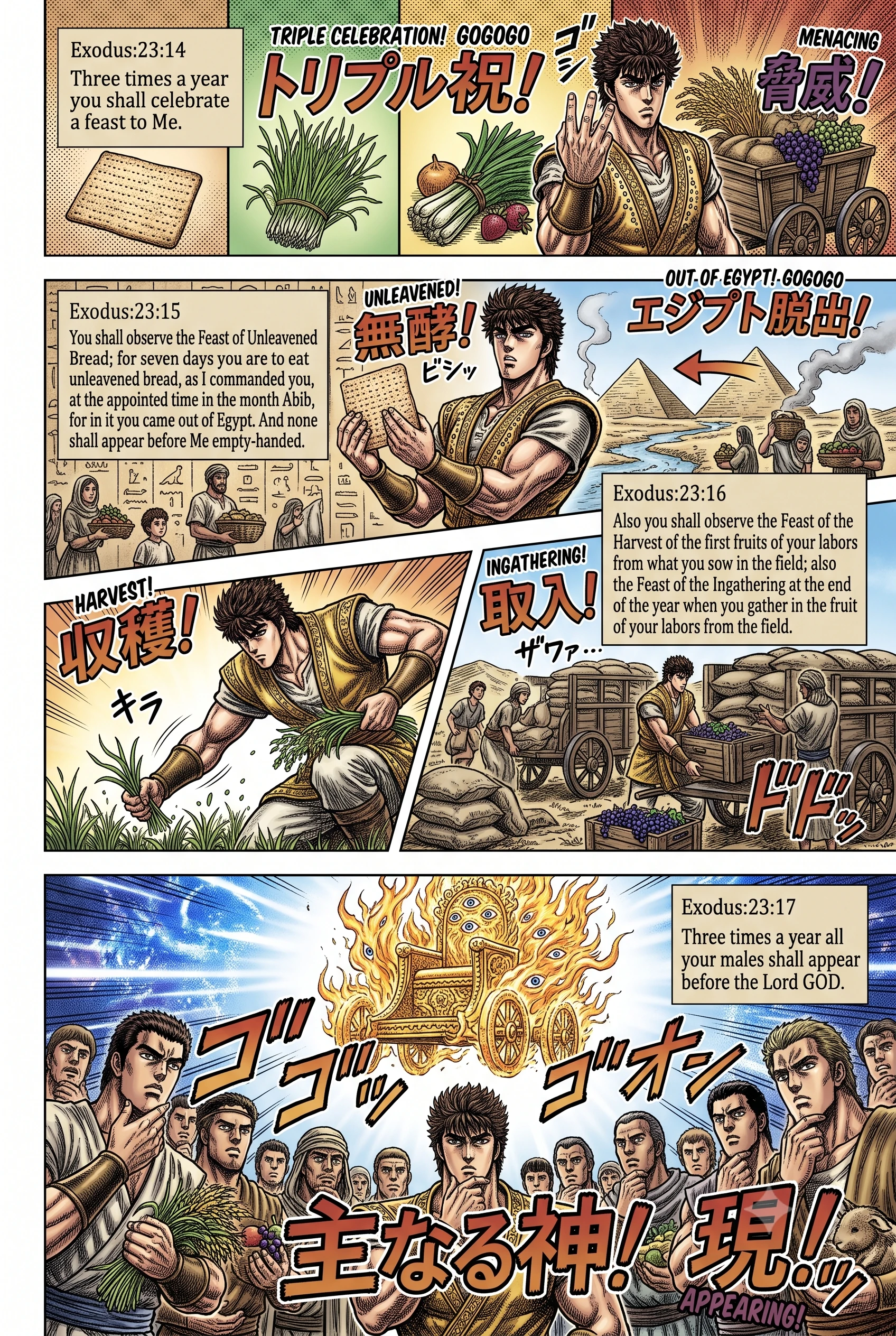 Exodus 23 illustration: Sabbath Year and Sabbath Day Rest