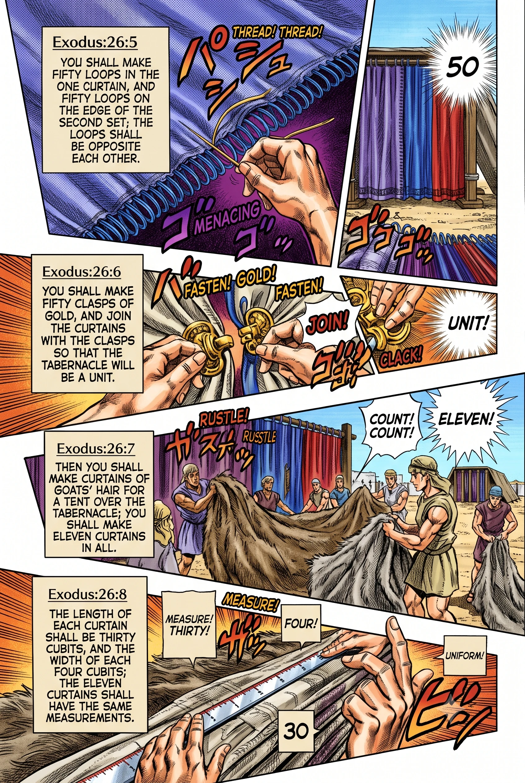Exodus 26 illustration: Goat-Hair Tent and Its Coverings