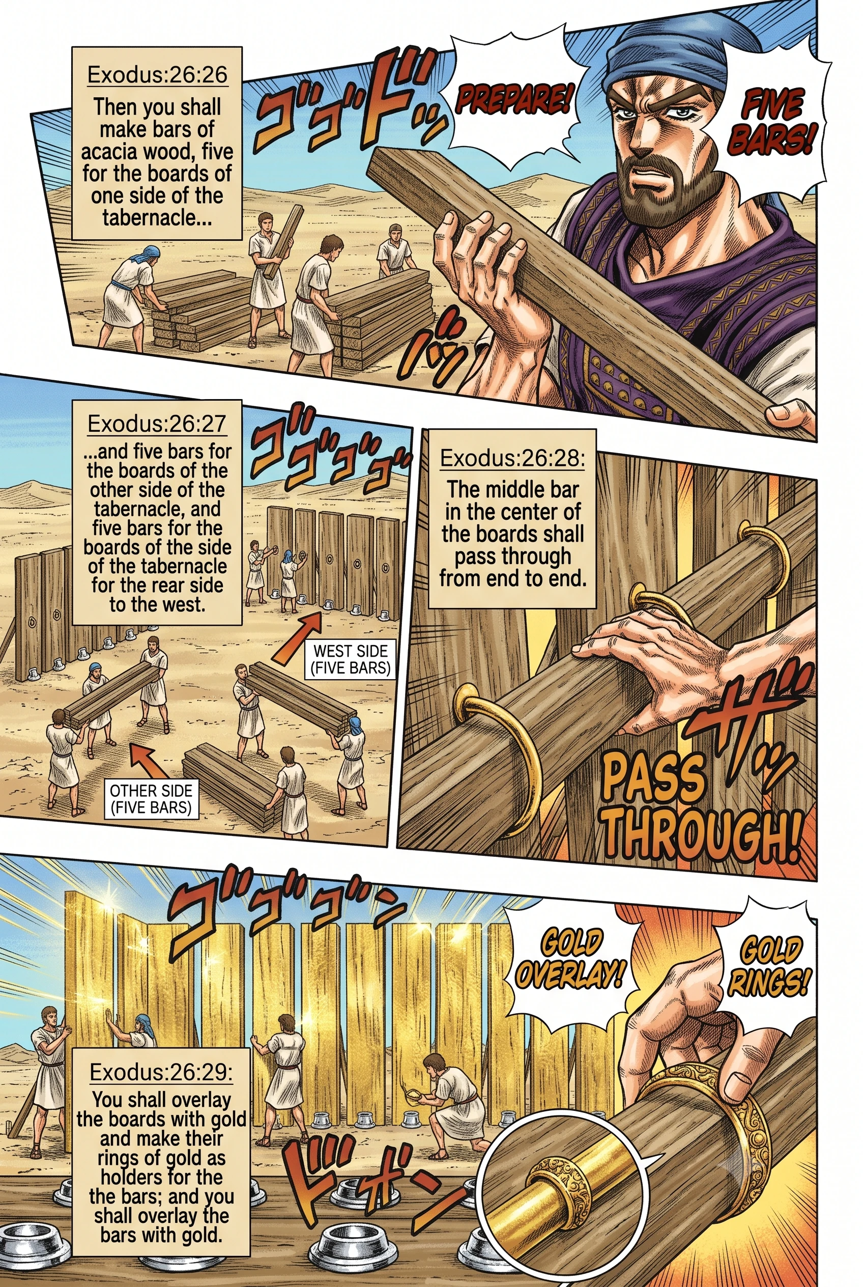 Exodus 26 illustration: The Veil Before the Holy of Holies