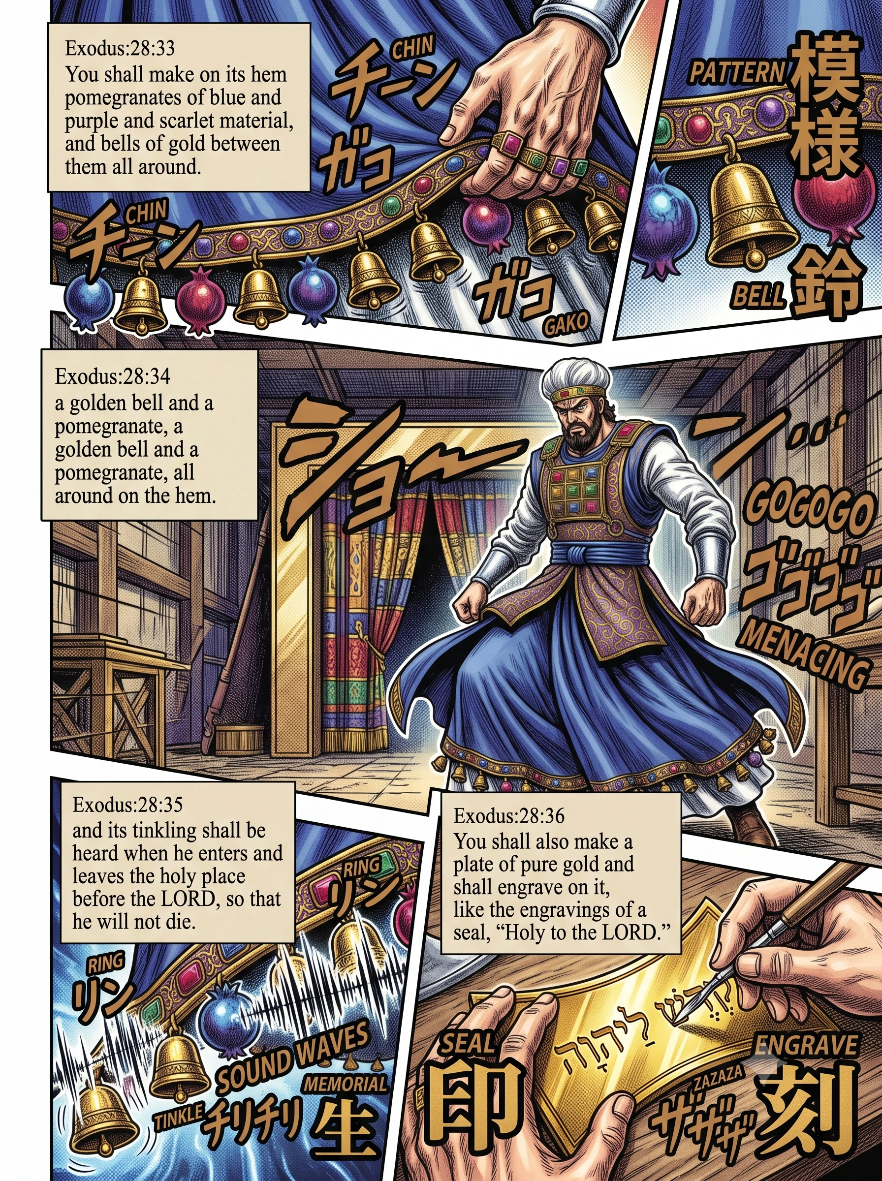 Exodus 28 illustration: The Golden Plate Reading Holy to the Lord