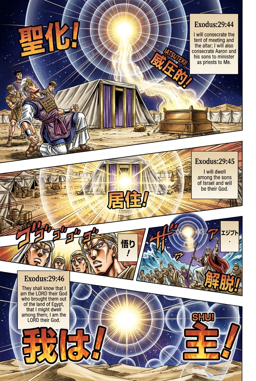 Exodus 29 illustration: God's Promise to Dwell Among Israel