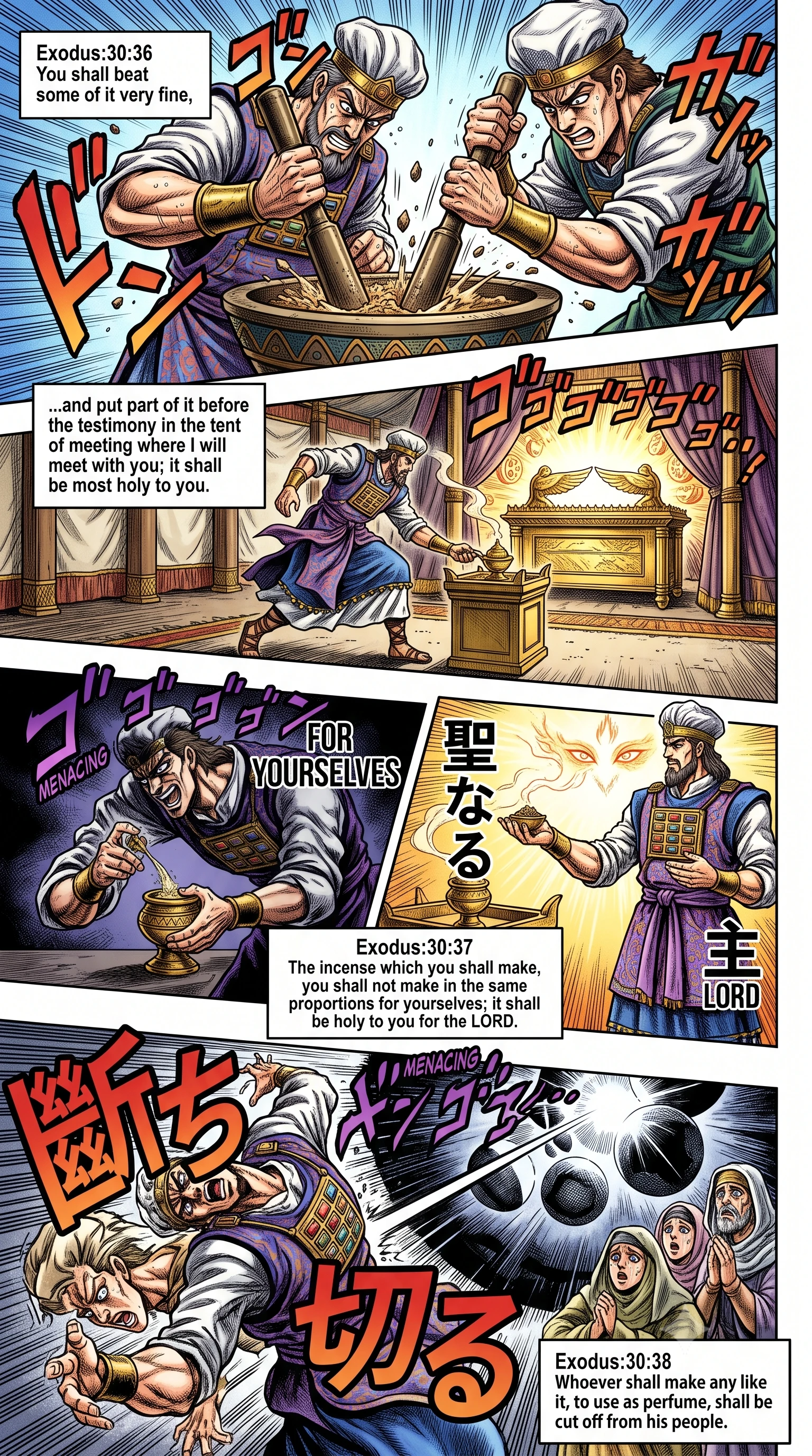 Exodus 30 illustration: Restrictions on the Holy Incense