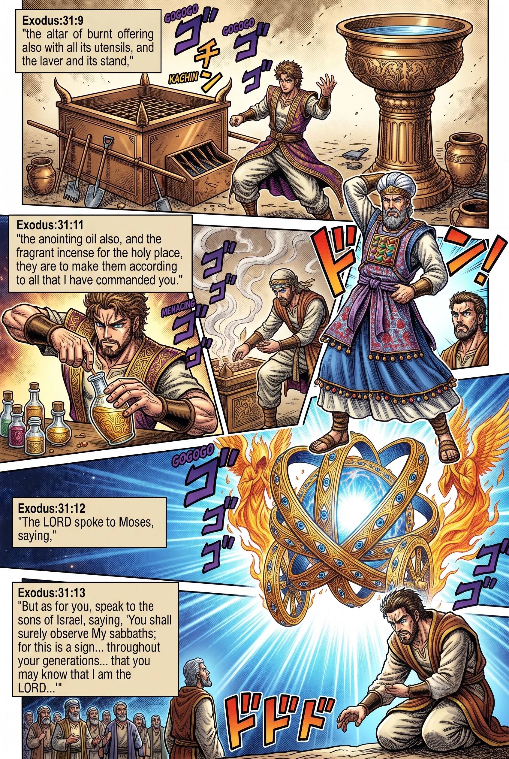 Exodus 31 illustration: The Sabbath Given as a Sign