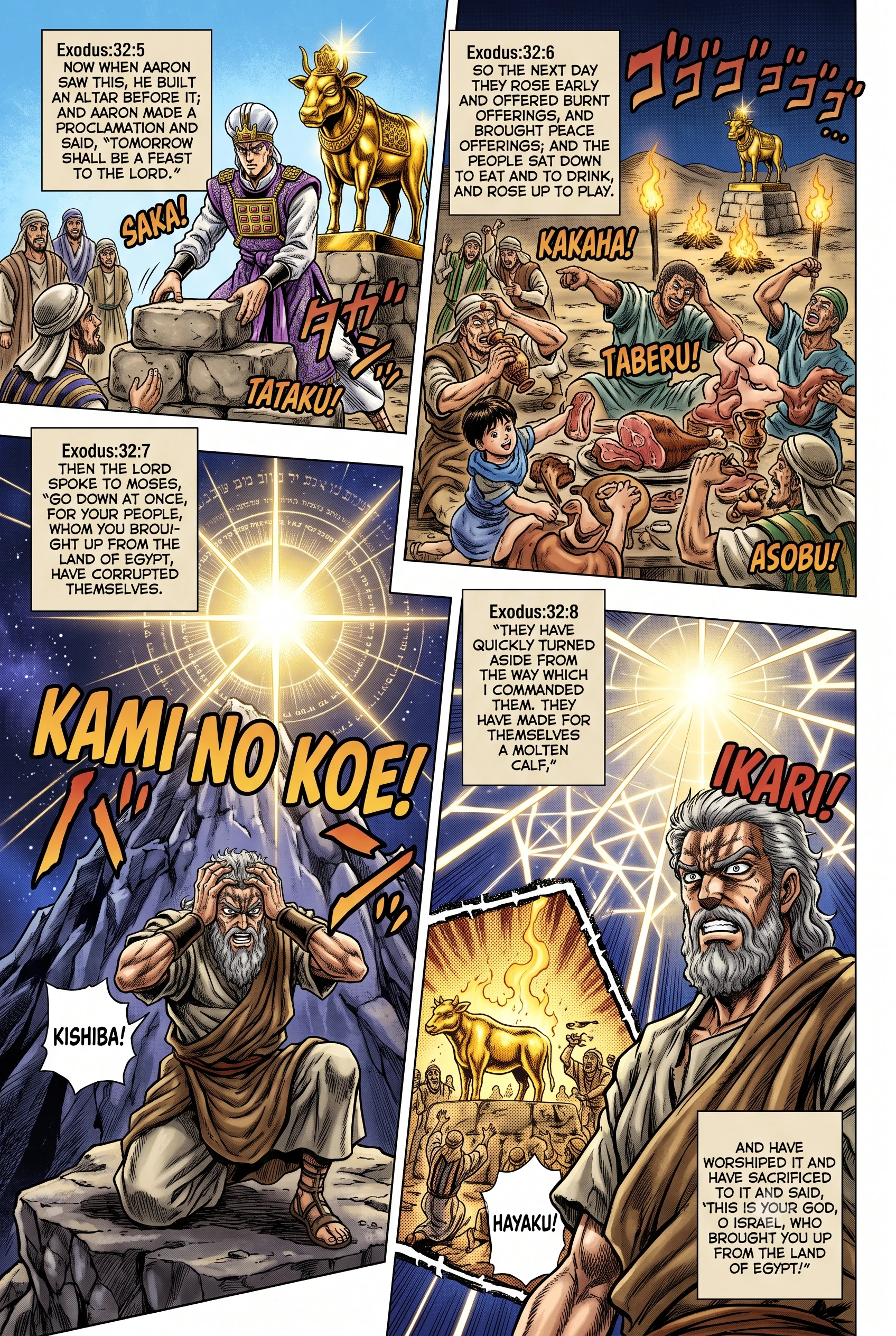 Exodus 32 illustration: The Lord's Anger Against Israel