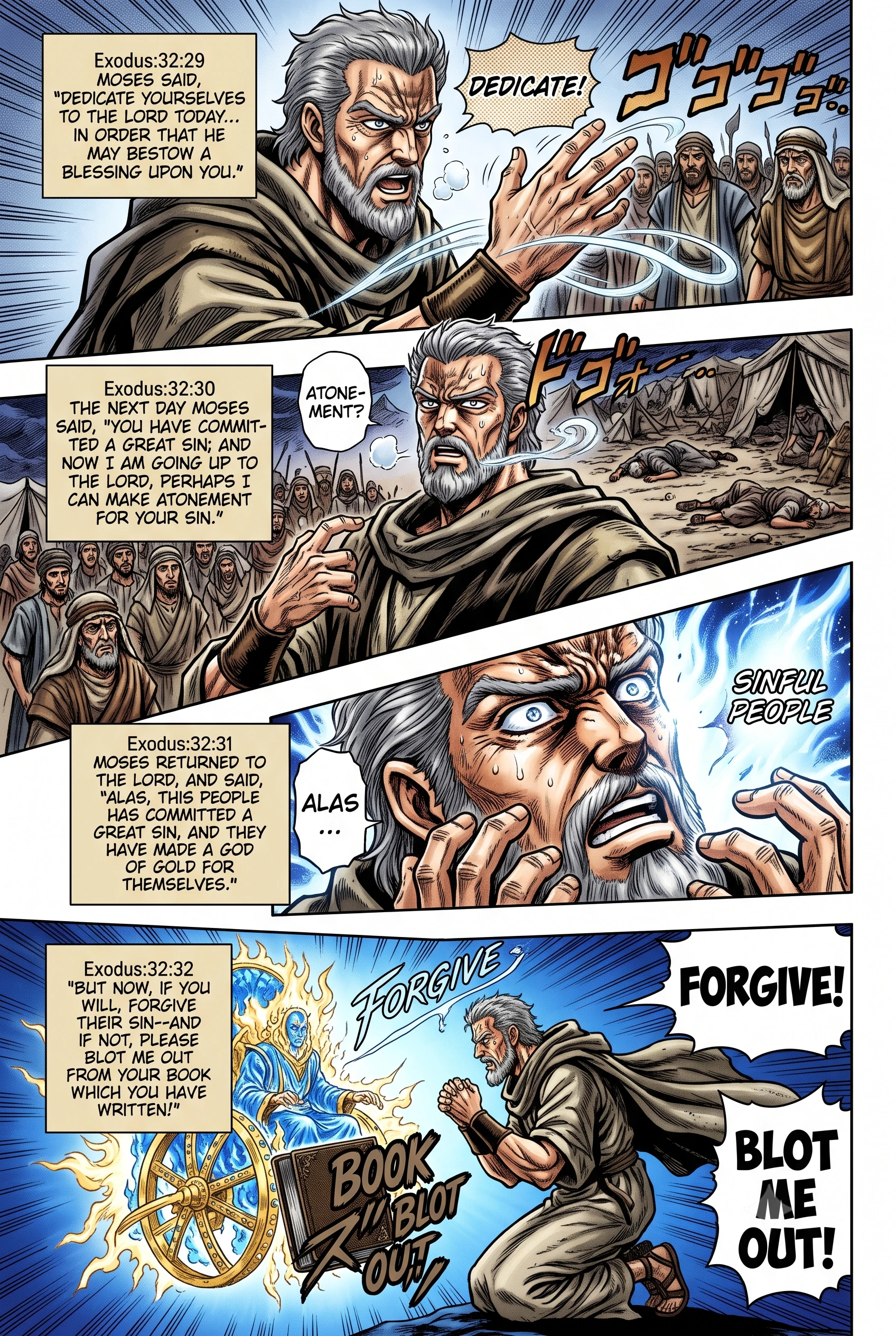 Exodus 32 illustration: The Levites Punish the Idolaters