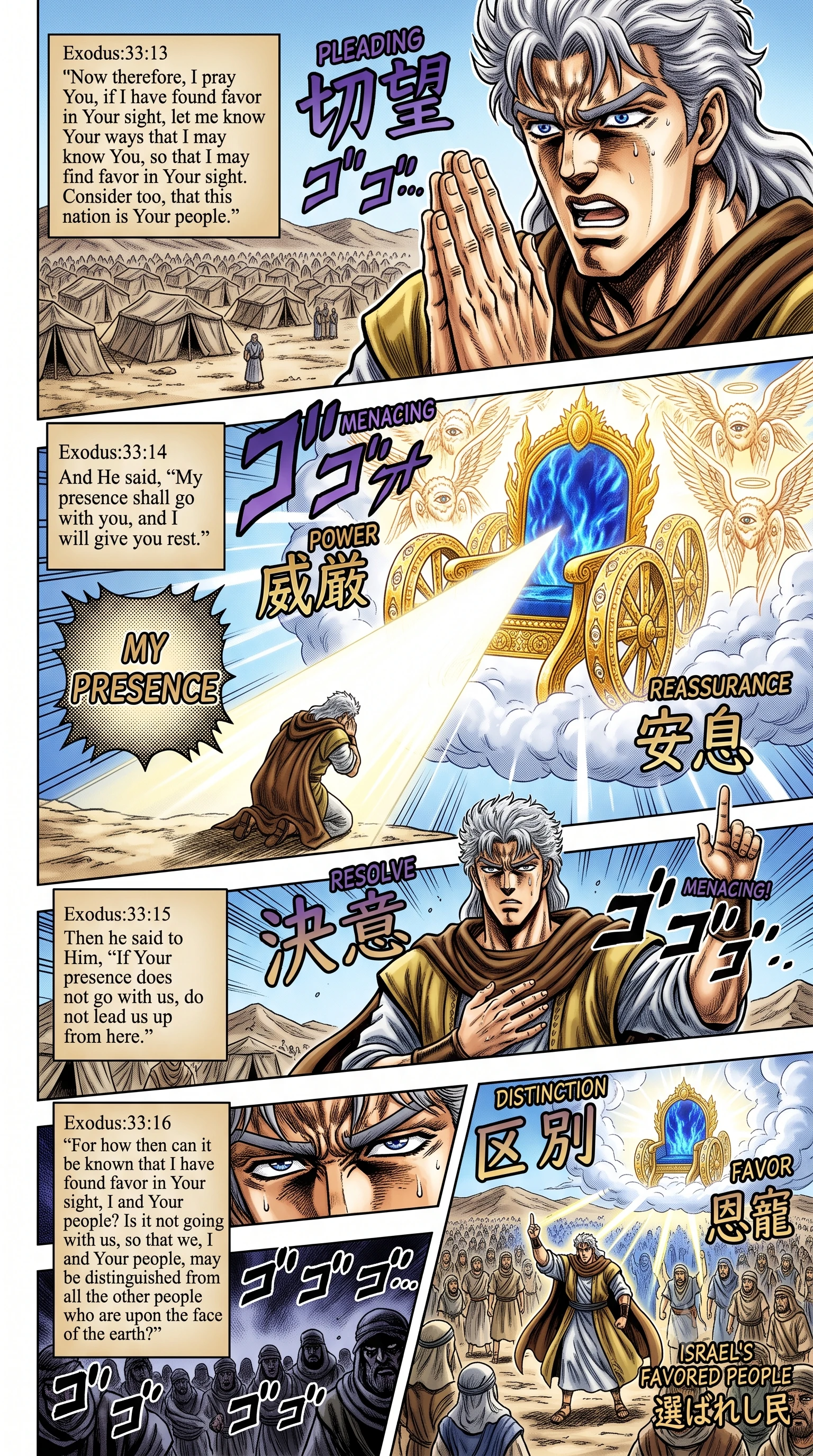 Exodus 33 illustration: Moses Asks to Know God's Ways