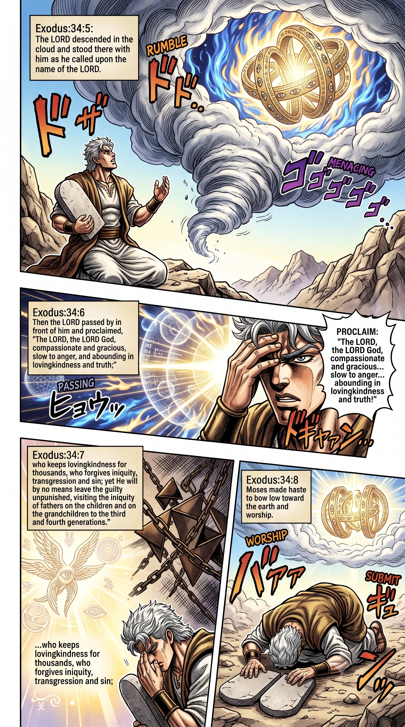 Exodus 34 illustration: The Lord Proclaims His Name