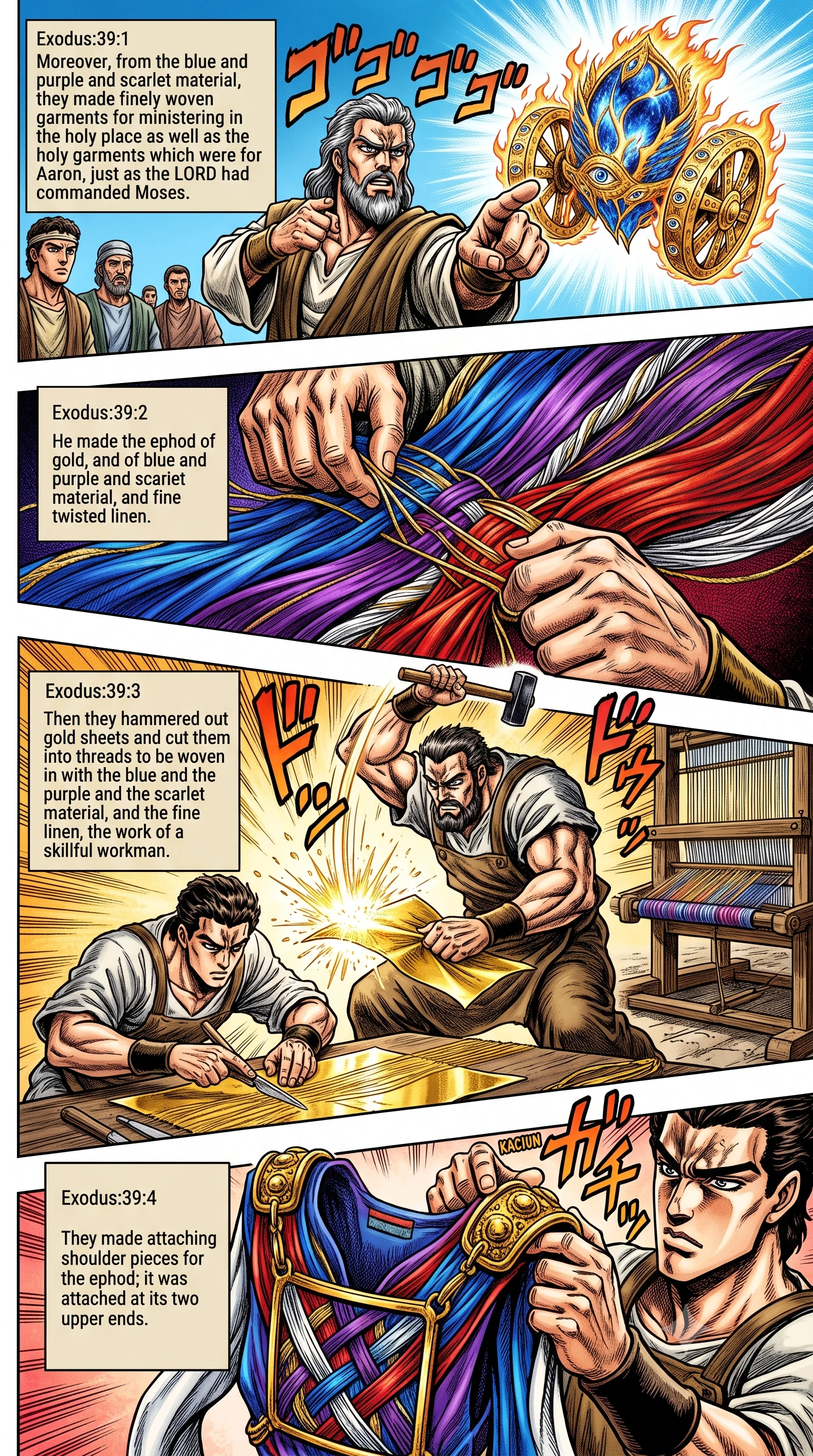Exodus 39 illustration: Sacred Garments Made as Commanded