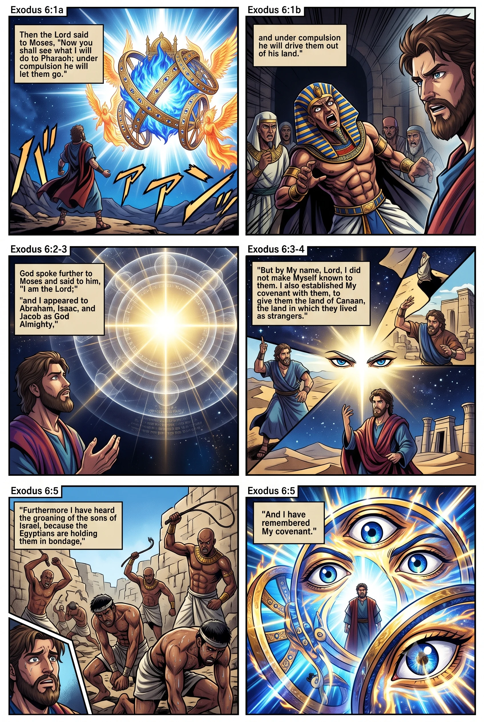 Exodus 6 illustration: God Declares His Name and Covenant
