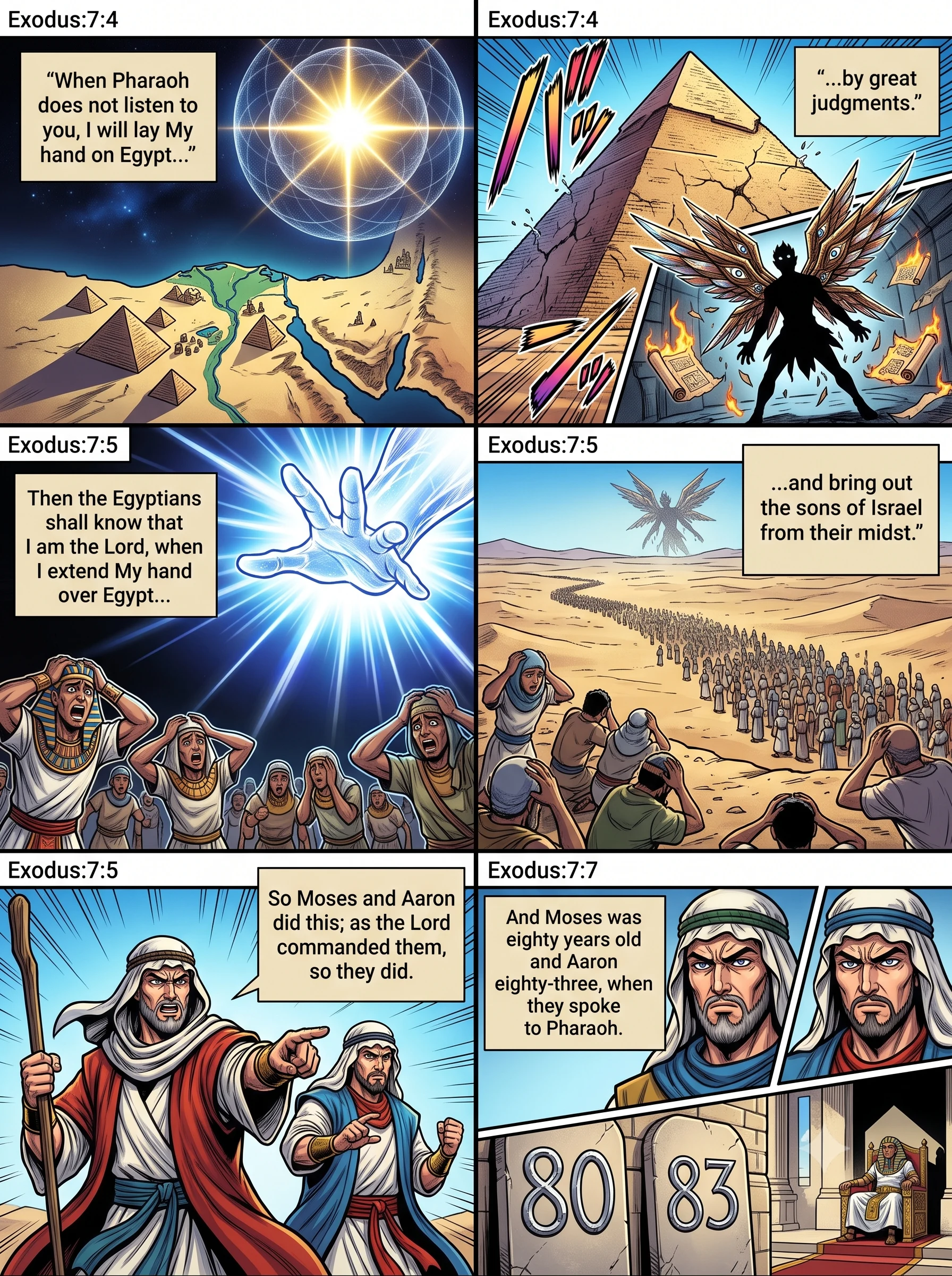 Exodus 7 illustration: I Will Lay My Hand on Egypt