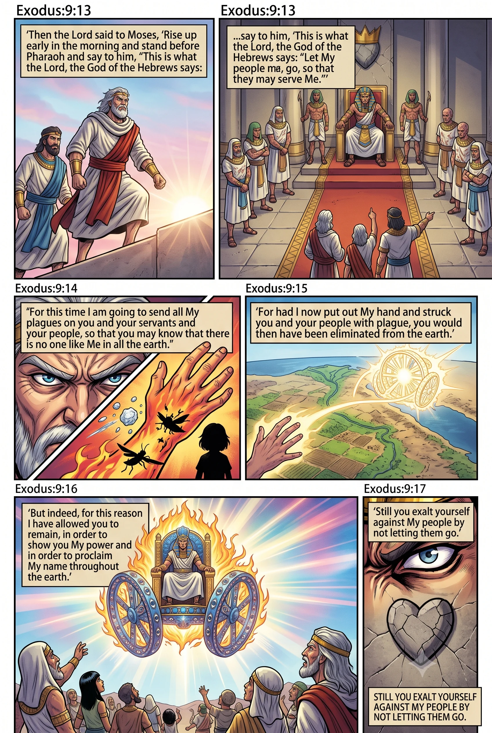 Exodus 9 illustration: No One Like Me in All the Earth