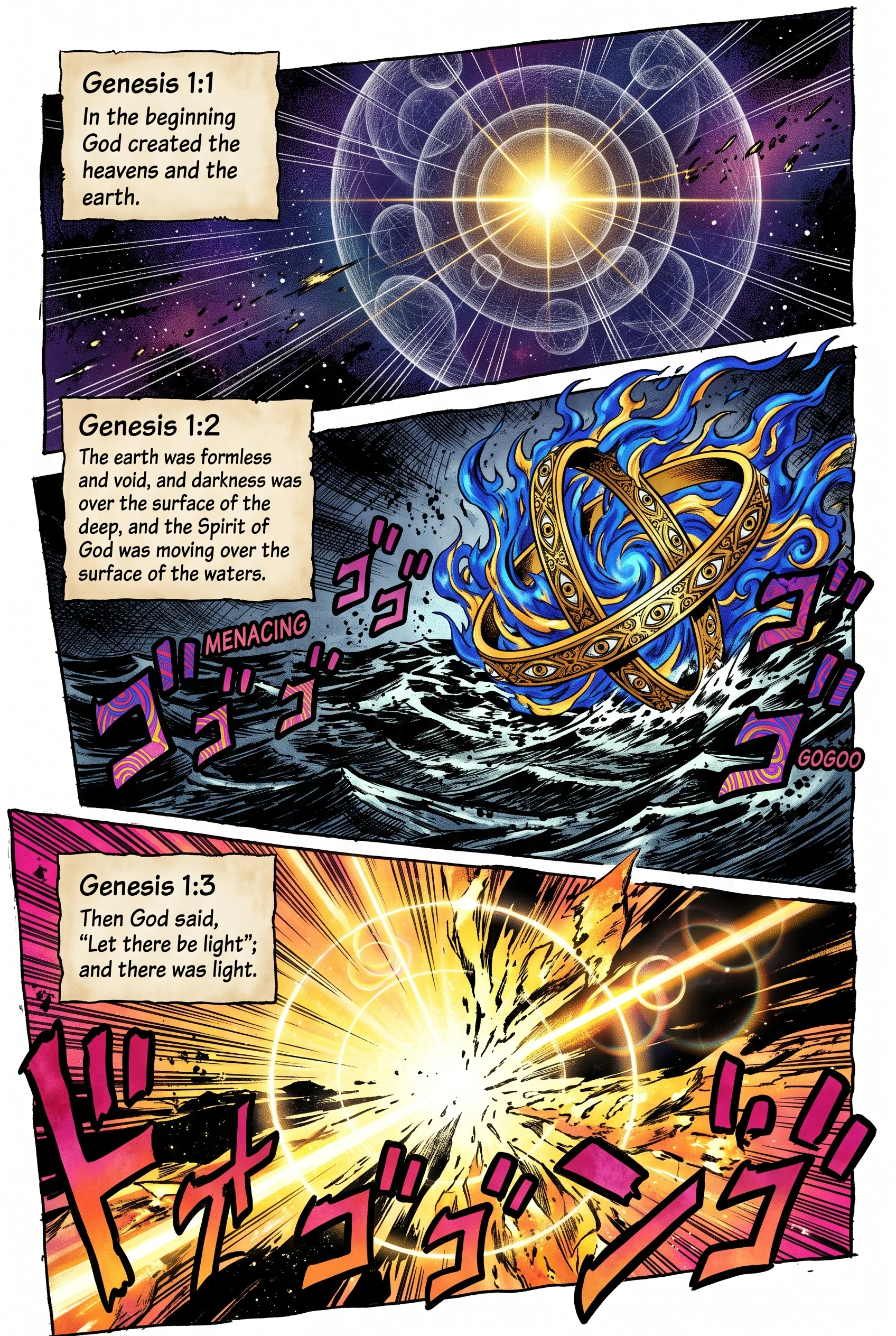 Genesis 1 illustration: In the Beginning: Let There Be Light