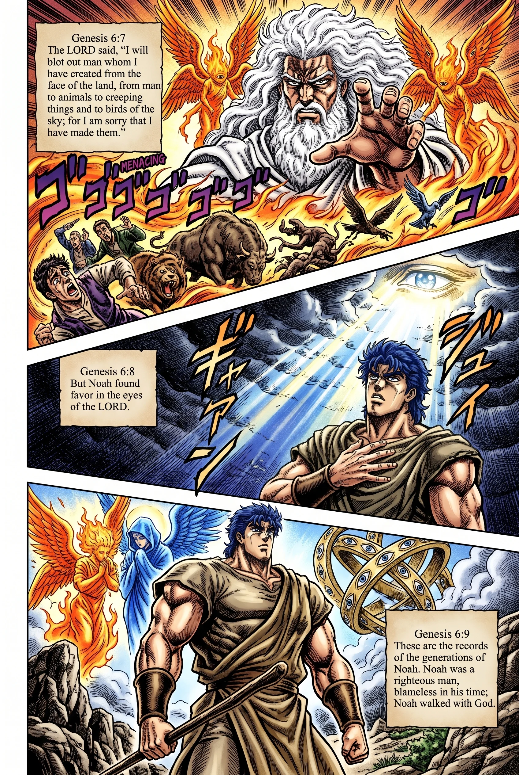 Genesis 6 illustration: Judgment Declared; Noah Finds Favor