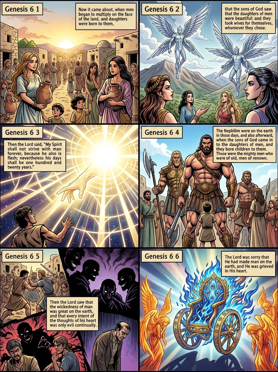 Genesis 6 illustration: The Sons of God & The Nephilim