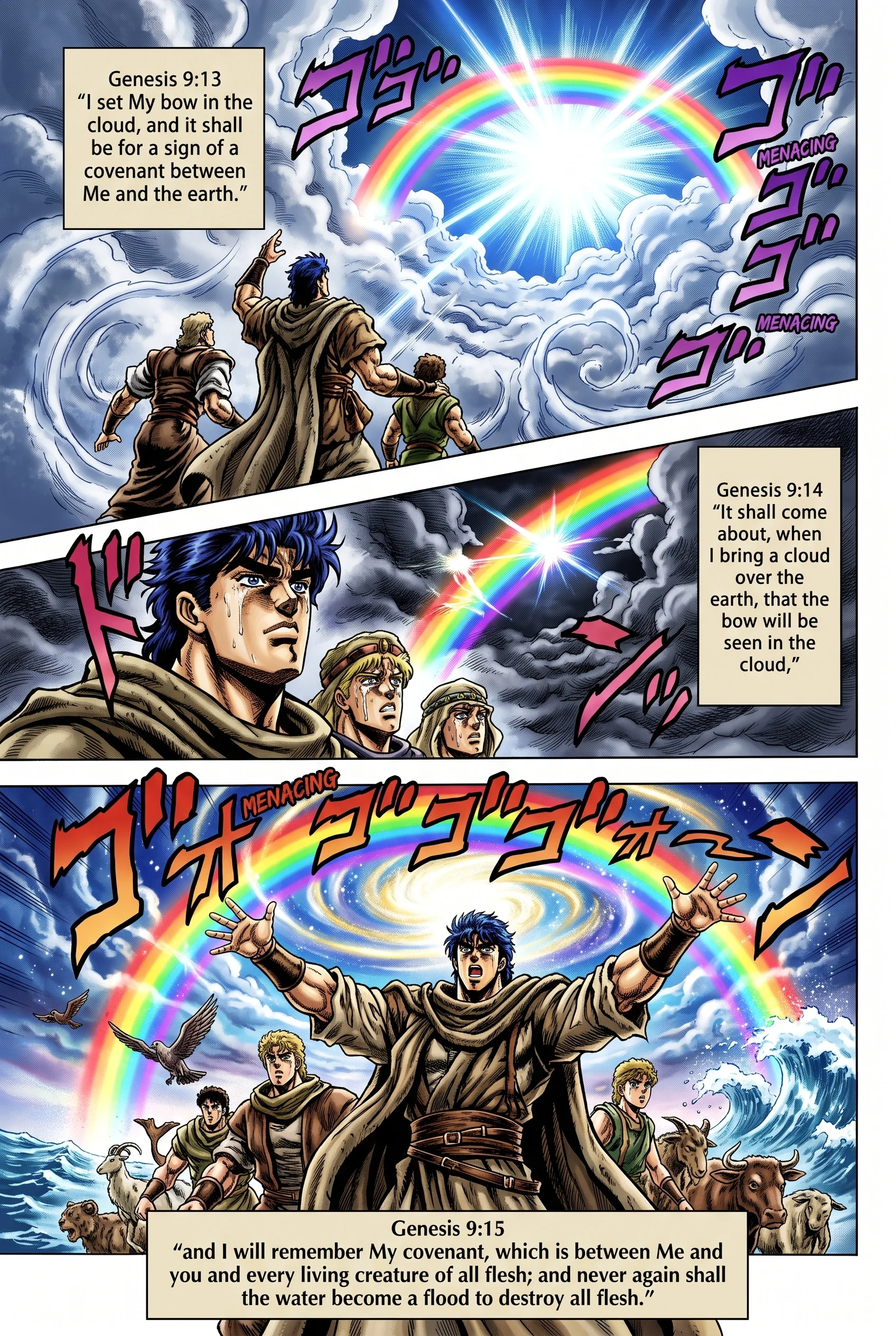 Genesis 9 illustration: The Rainbow Is the Sign